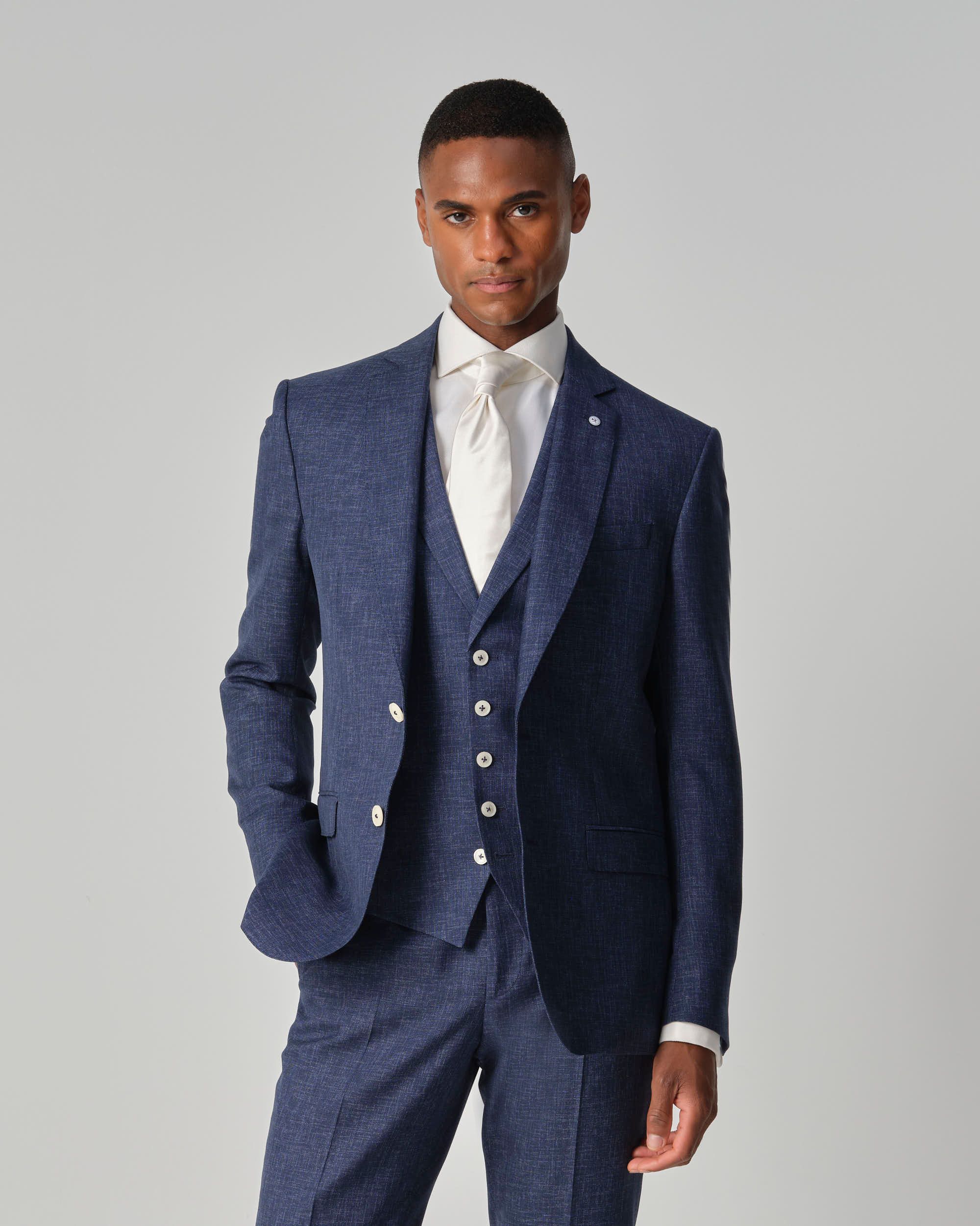 Dutch Dandies Vittorio Gilet NAVY 095649-001-46