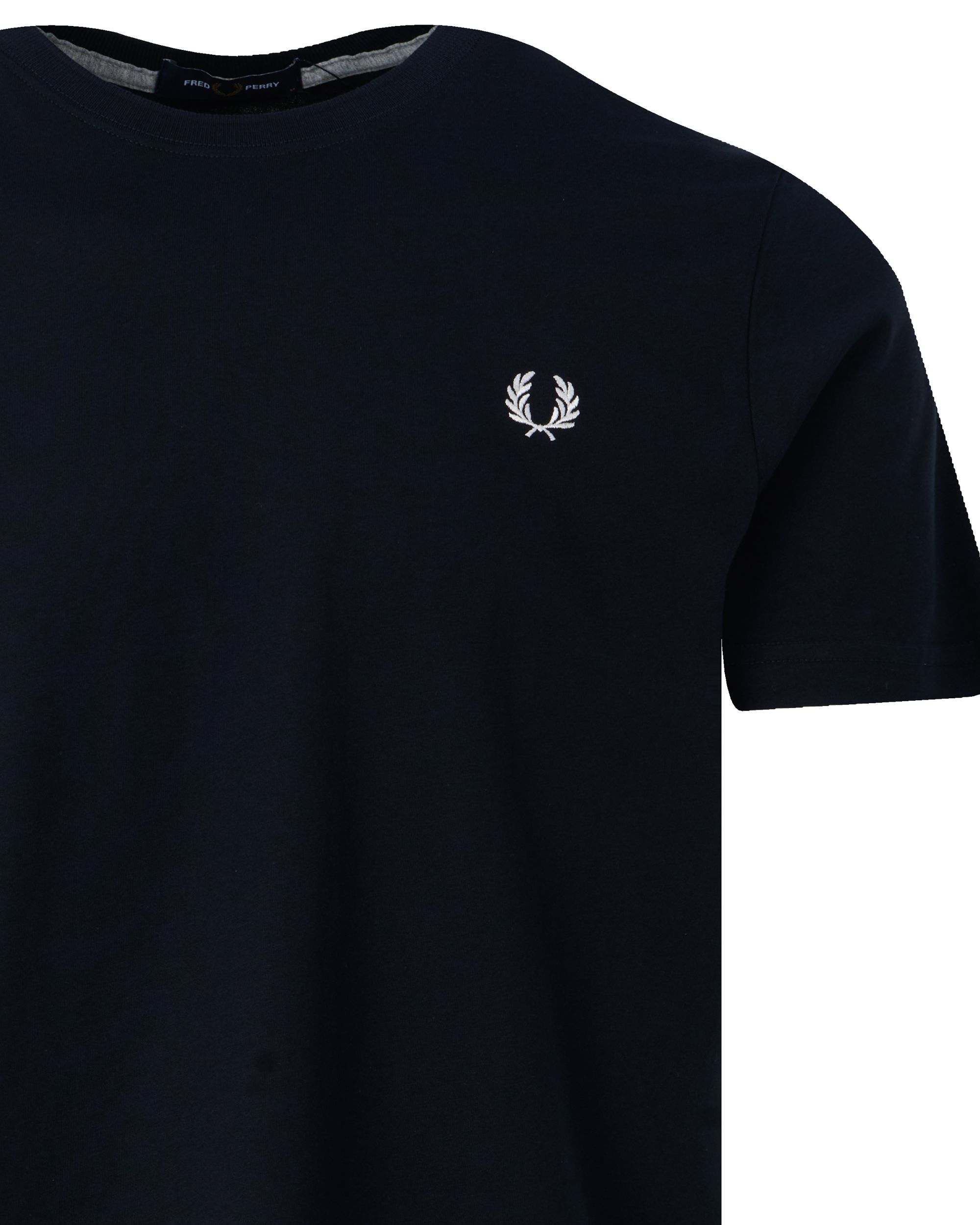 Fred Perry T-shirt KM Donker blauw 095664-001-L