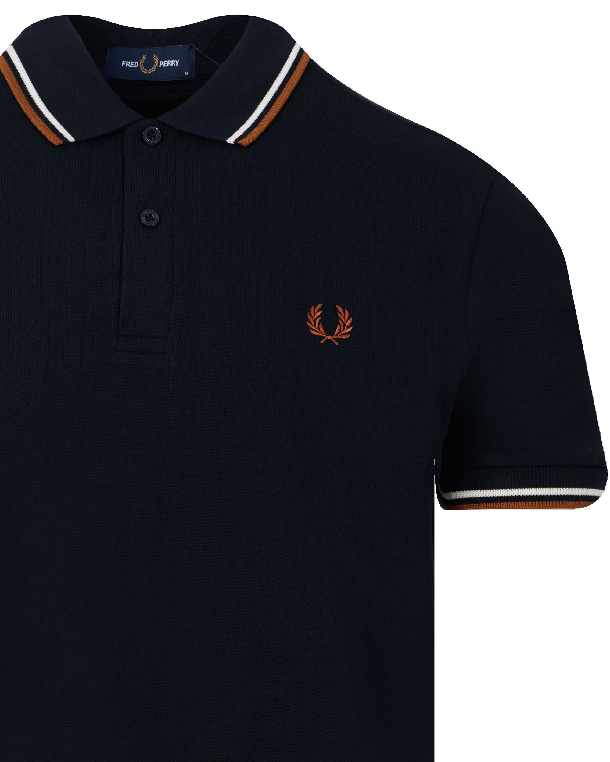 Fred Perry Polo KM Donker blauw 095673-001-L