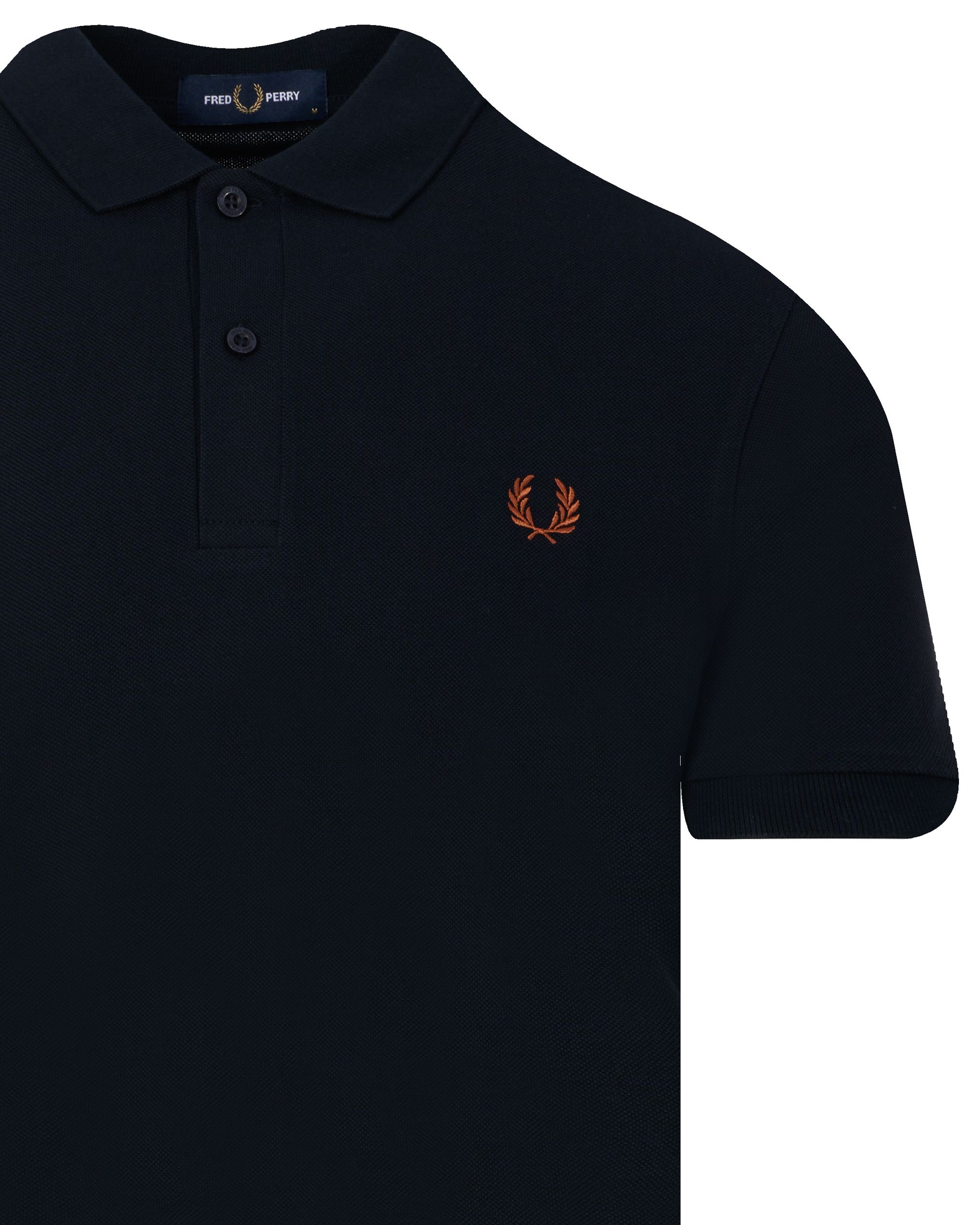 Fred Perry Polo KM Donker blauw 095674-001-L