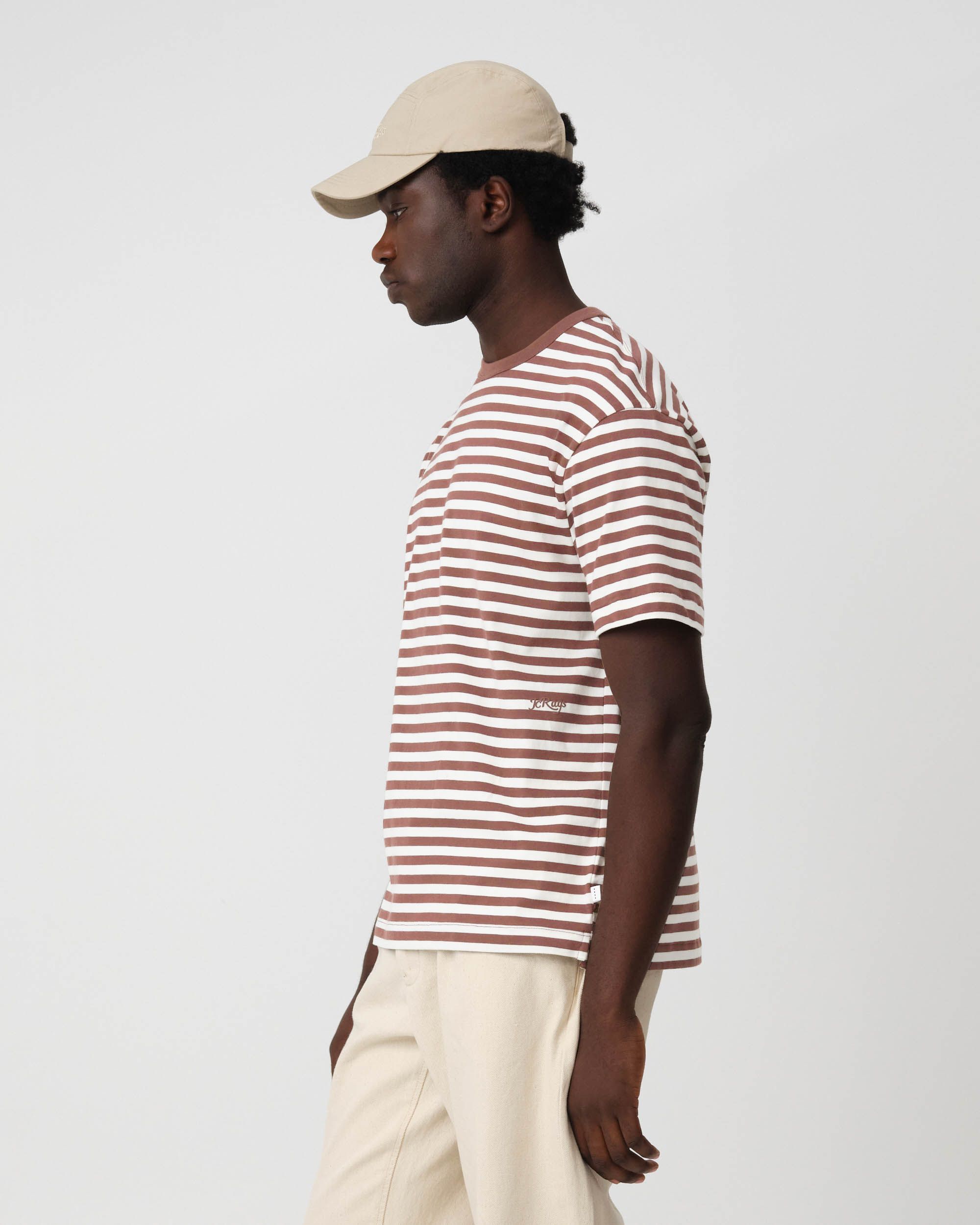 J.C. RAGS Johnny T-shirt KM  Copper Brown dark orange 095833-003-L