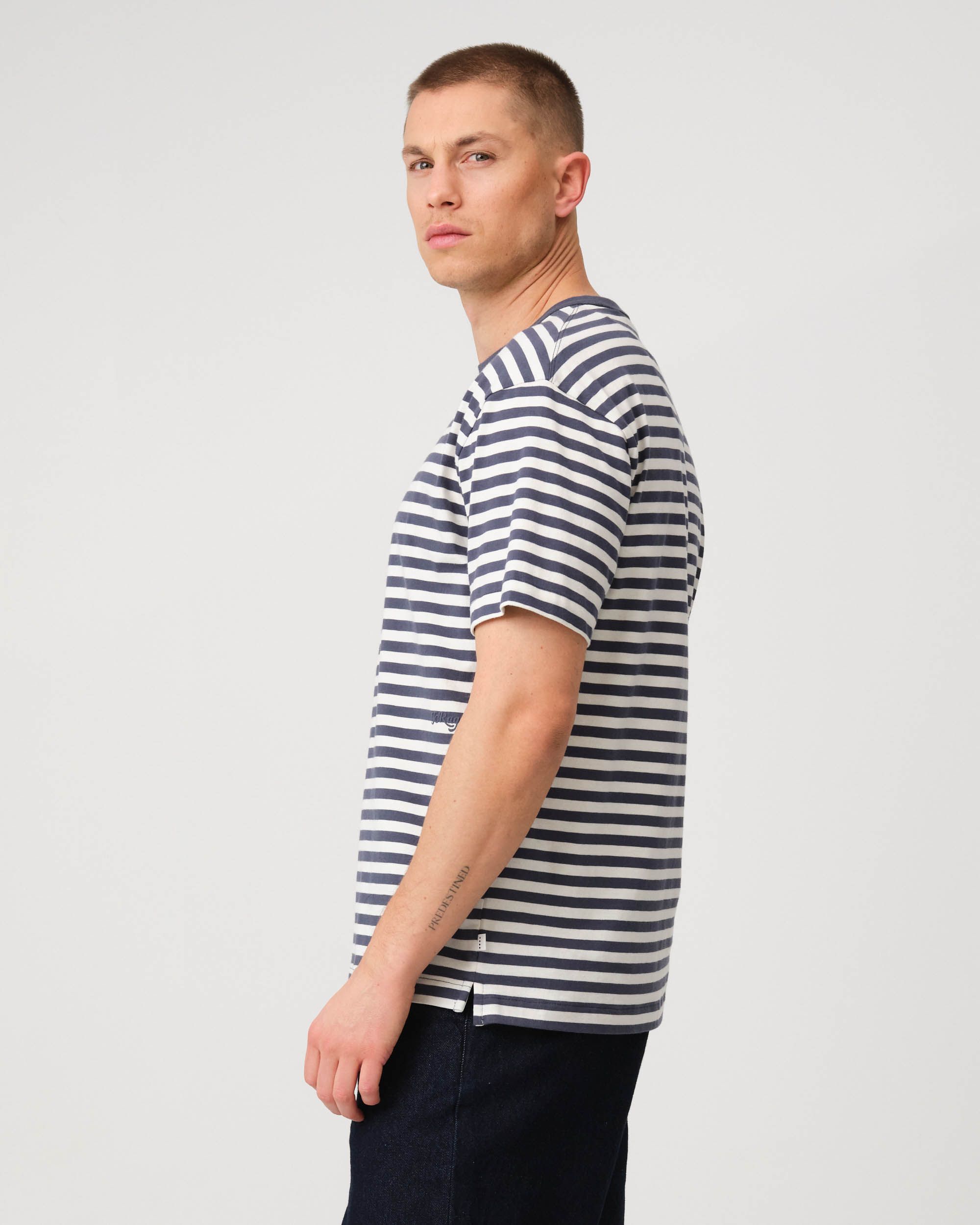 J.C. RAGS Johnny T-shirt KM  Ombre blue 095833-004-L