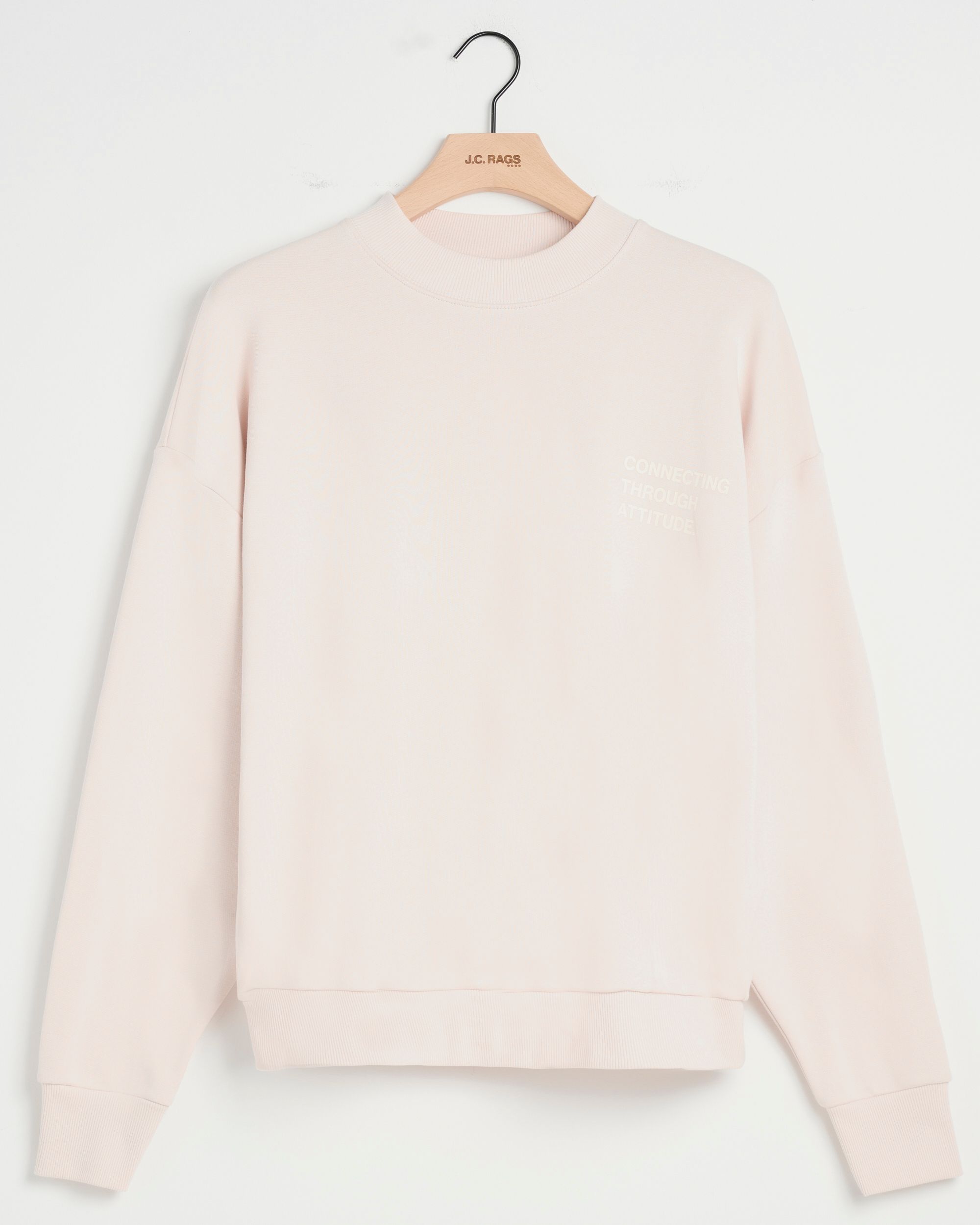 J.C. RAGS Anton Sweater Crystal Gray beige  095834-002-L