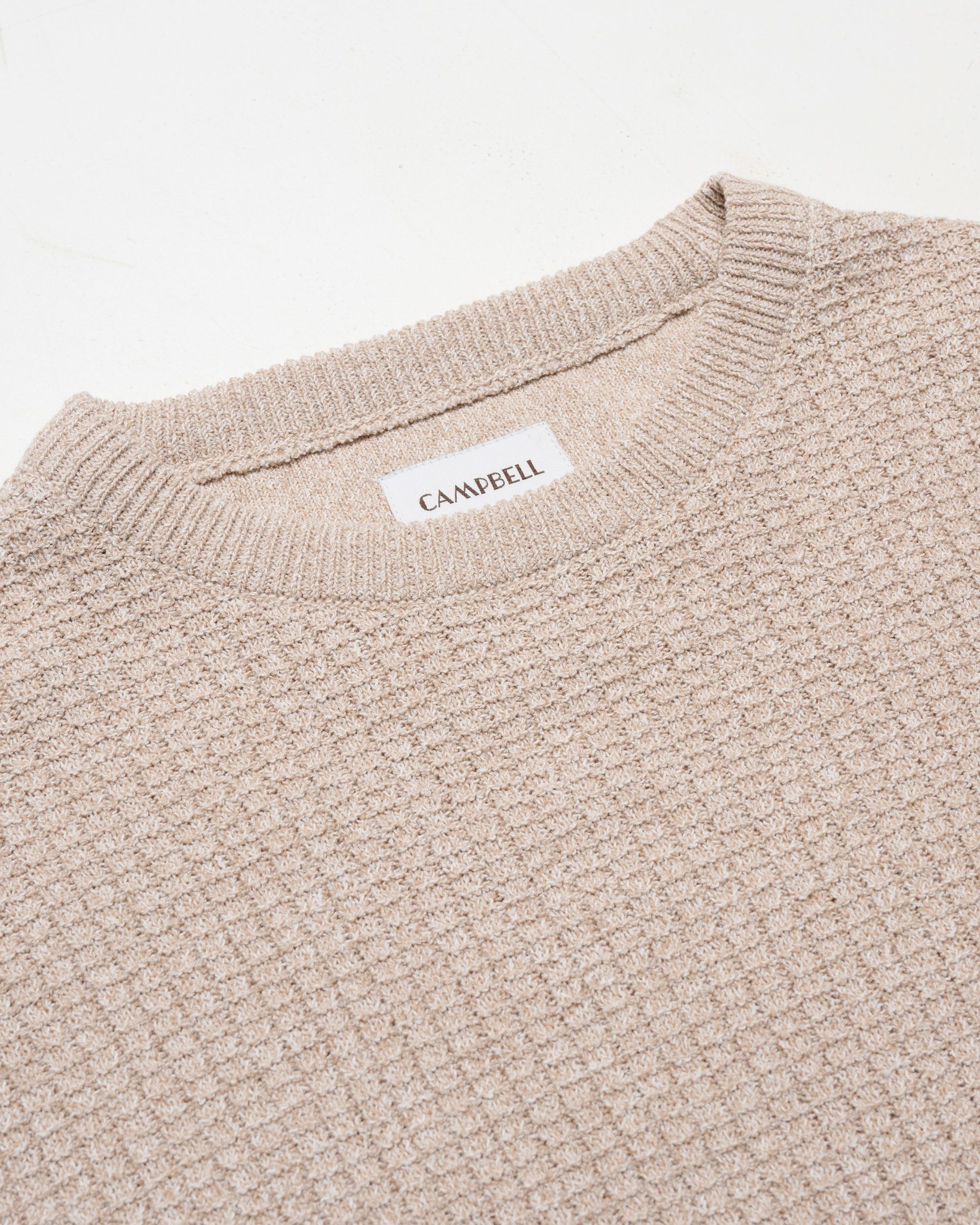 Campbell Casey Trui ronde hals  Desert Taupe 095837-004-L