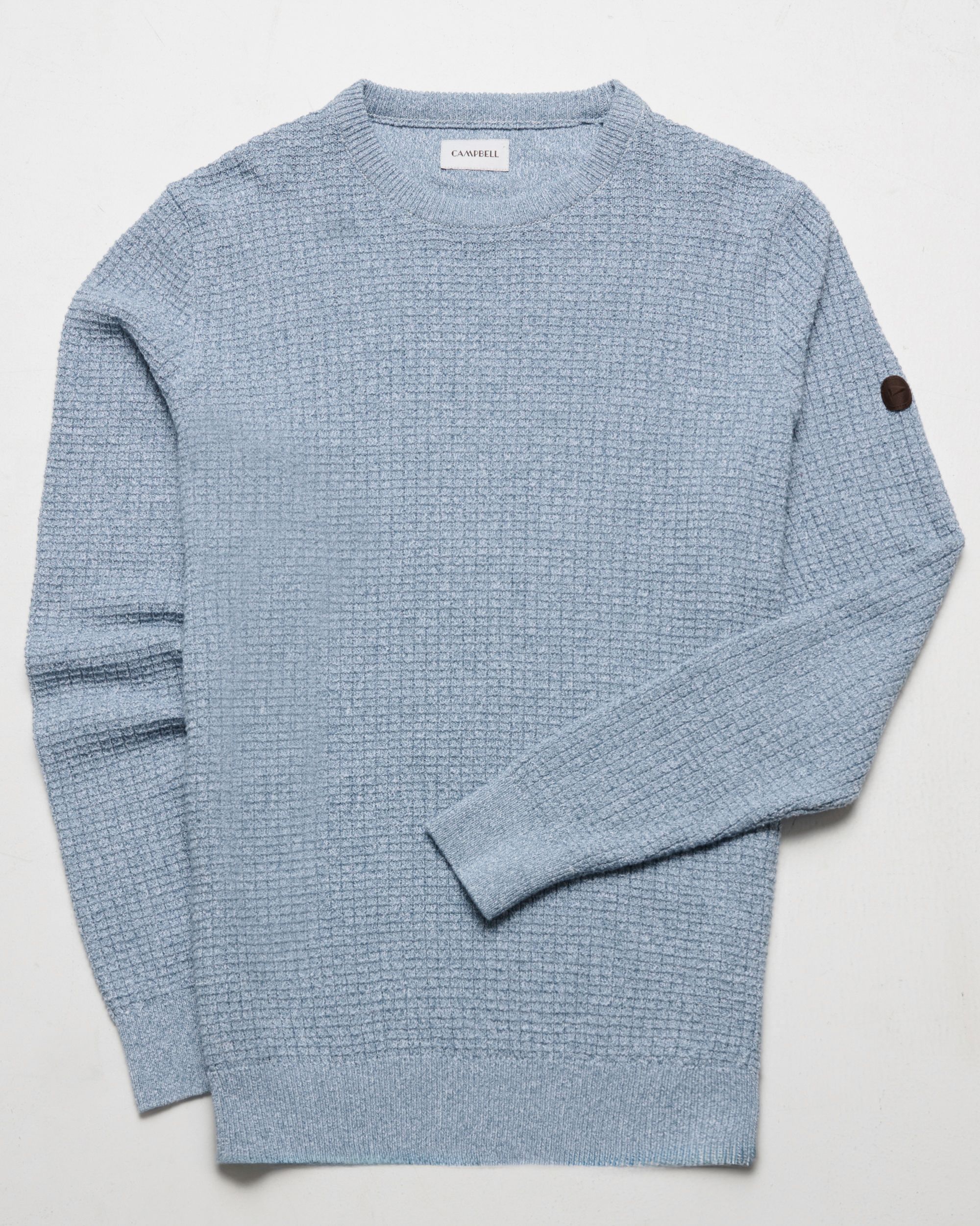Campbell Casey Trui ronde hals  Blue Fusion 095837-005-L
