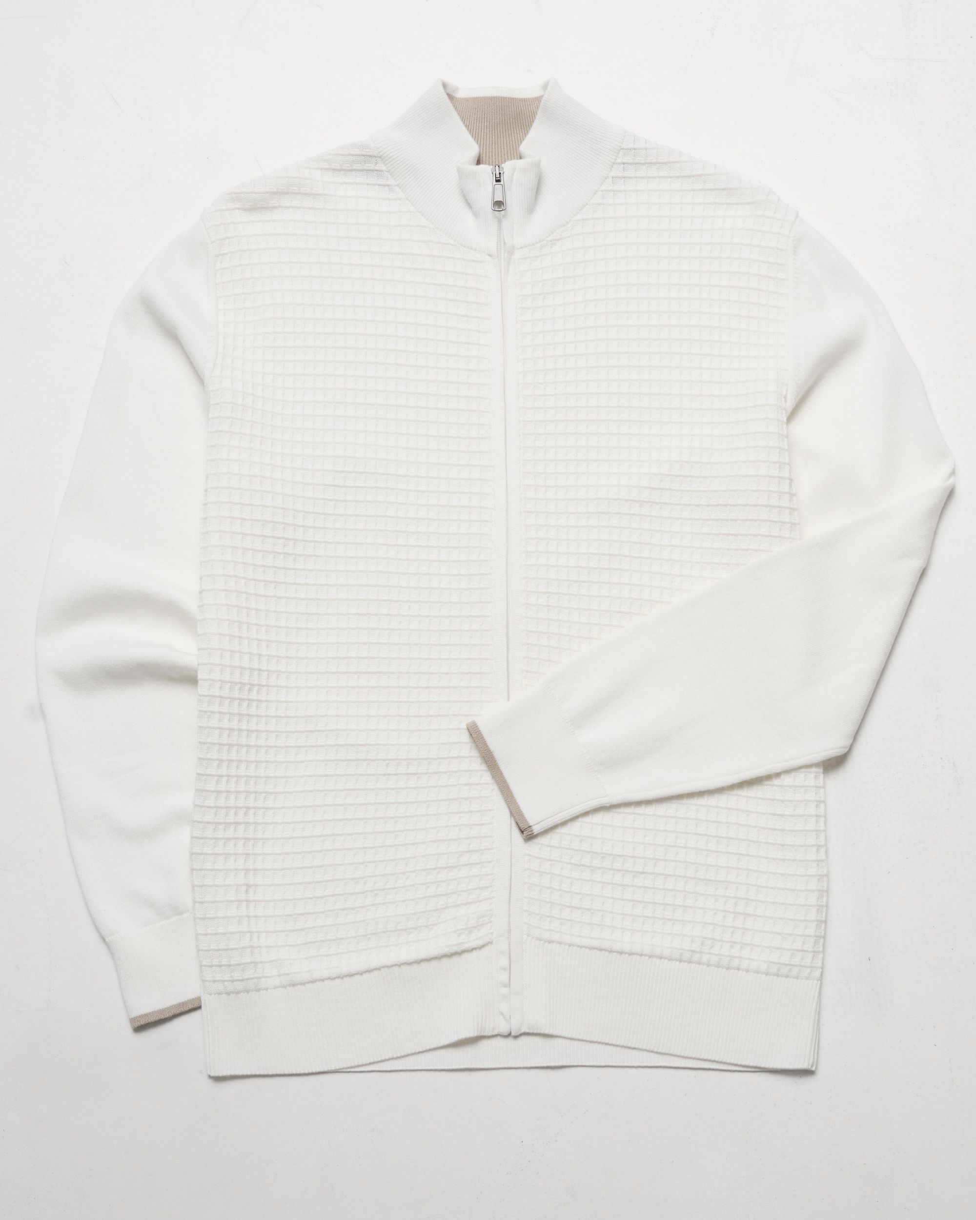 Campbell Fince Vest  Ecru  095838-001-L