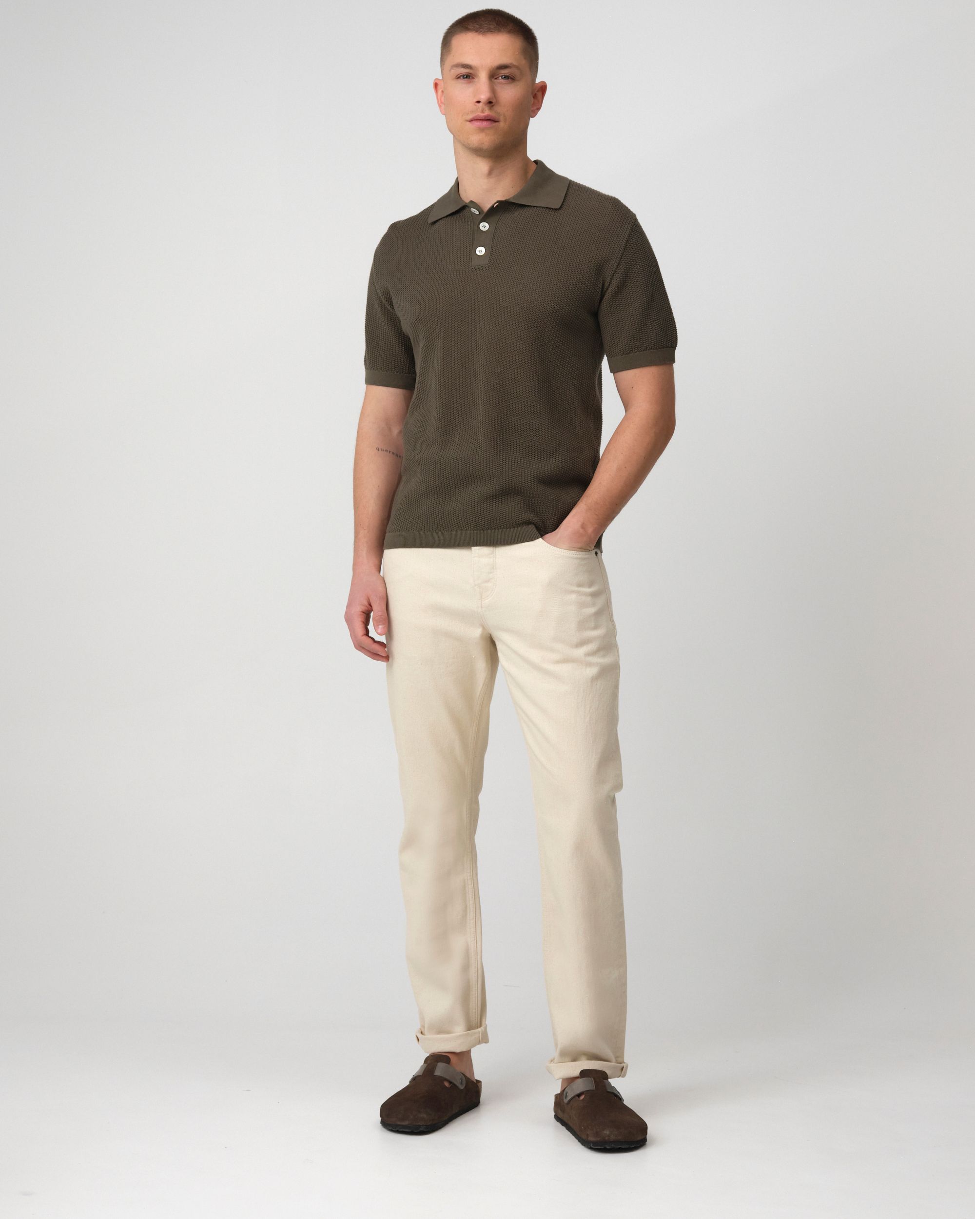 J.C. RAGS Ad Polo KM  Bamboo green 095840-004-L