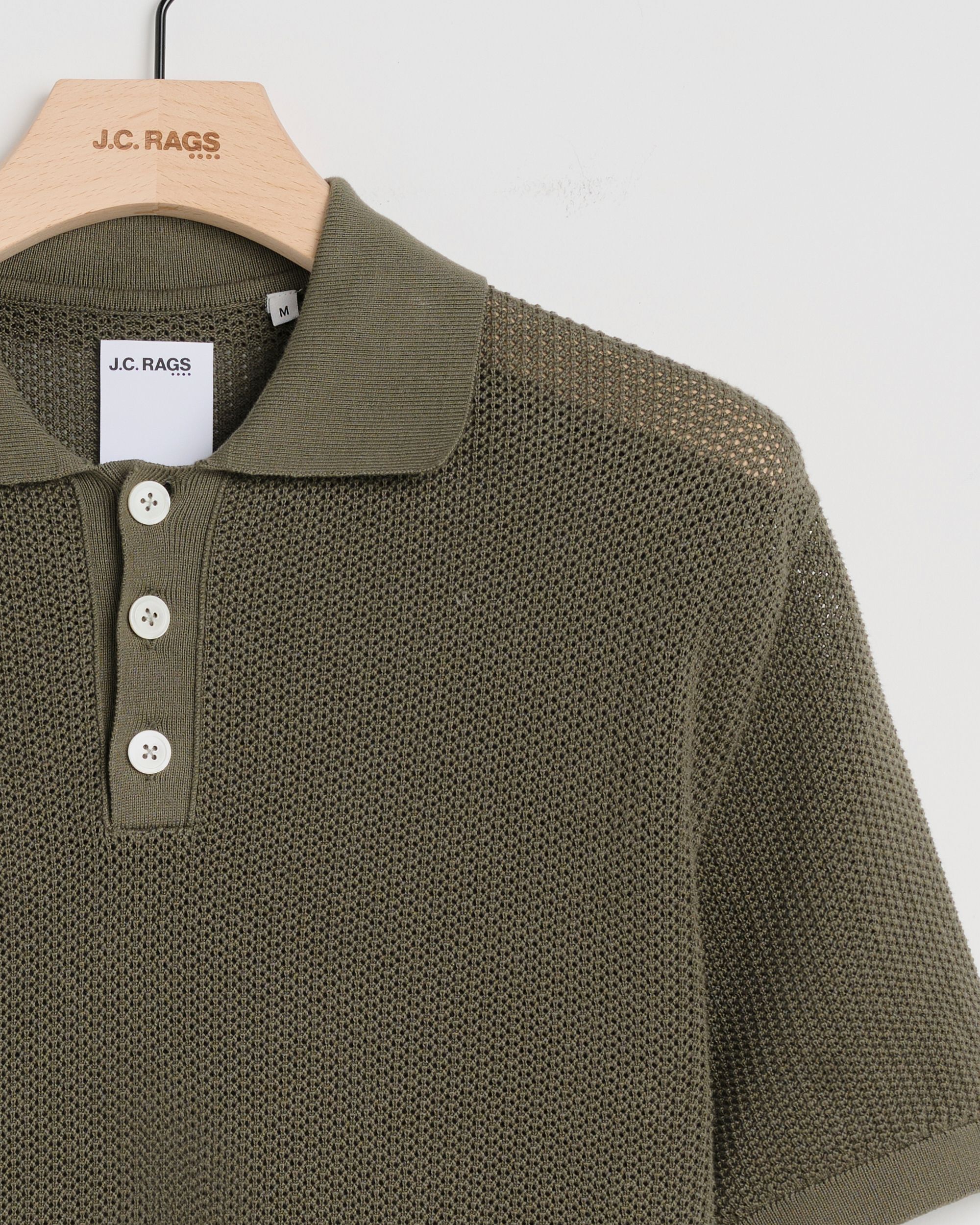 J.C. RAGS Ad Polo KM  Bamboo green 095840-004-L