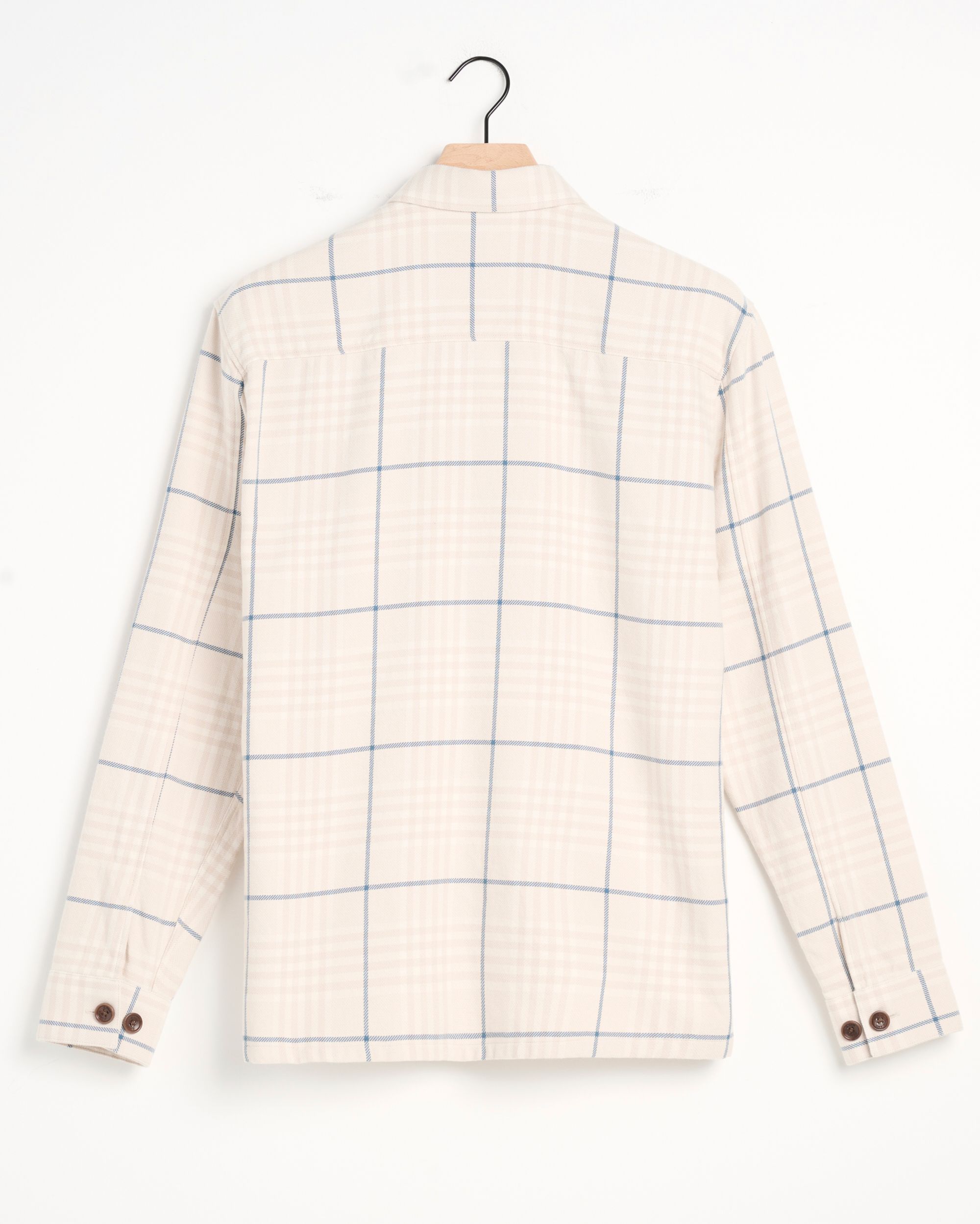 J.C. RAGS Rylee Overshirt  Coconut Milk grote ruit 095849-002-L