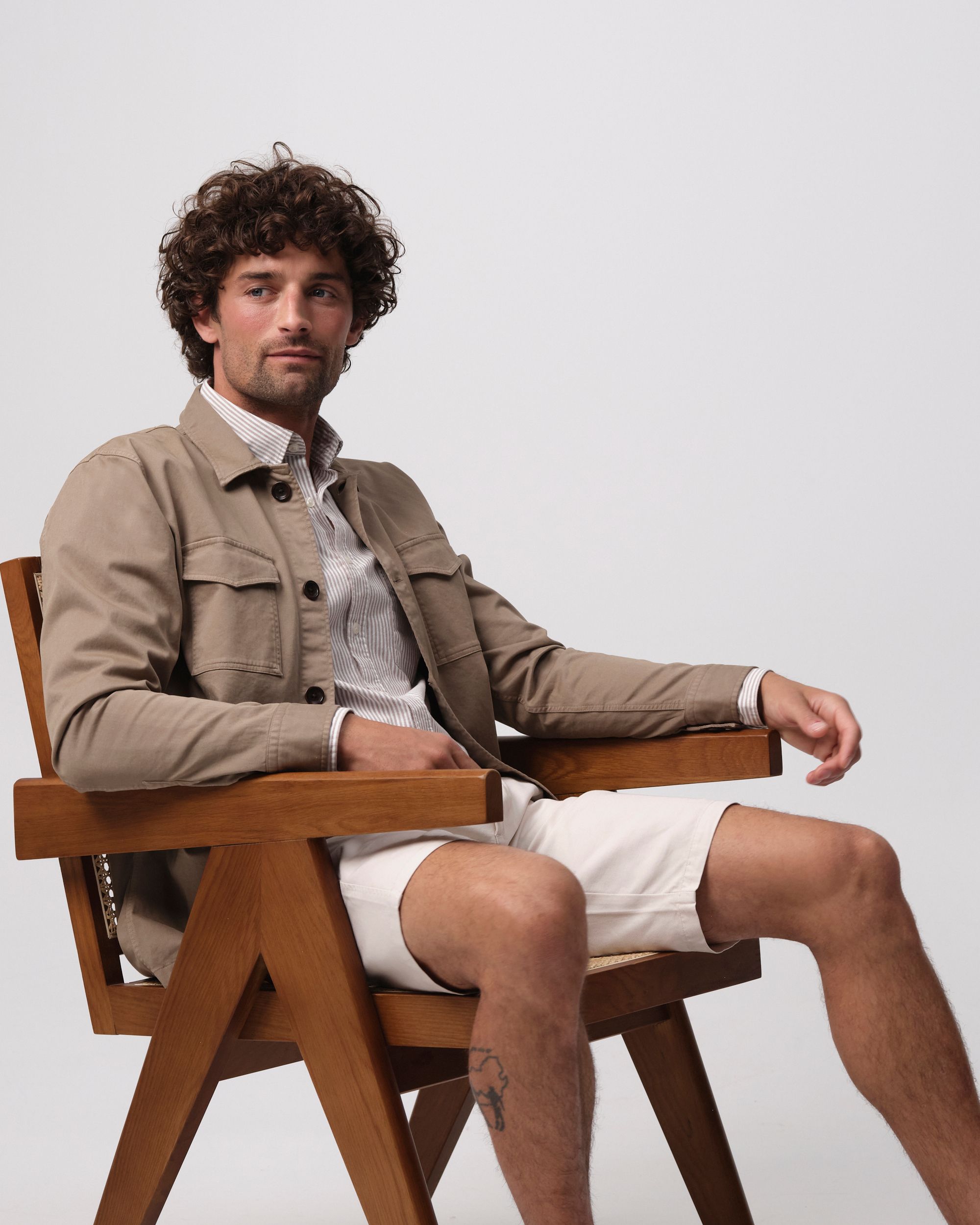 Campbell Williamson Overshirt  Desert Taupe 095855-001-L