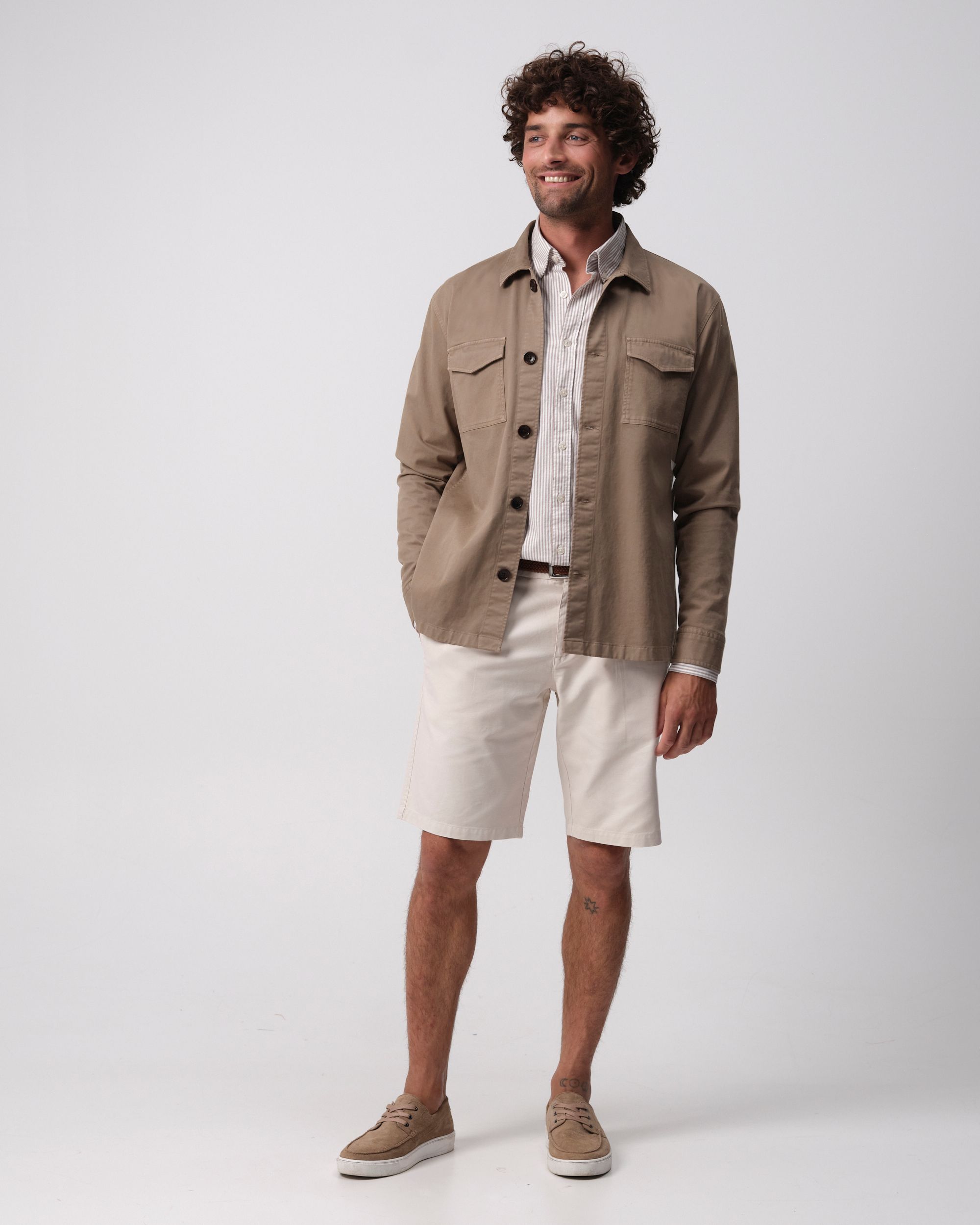 Campbell Williamson Overshirt  Desert Taupe 095855-001-L