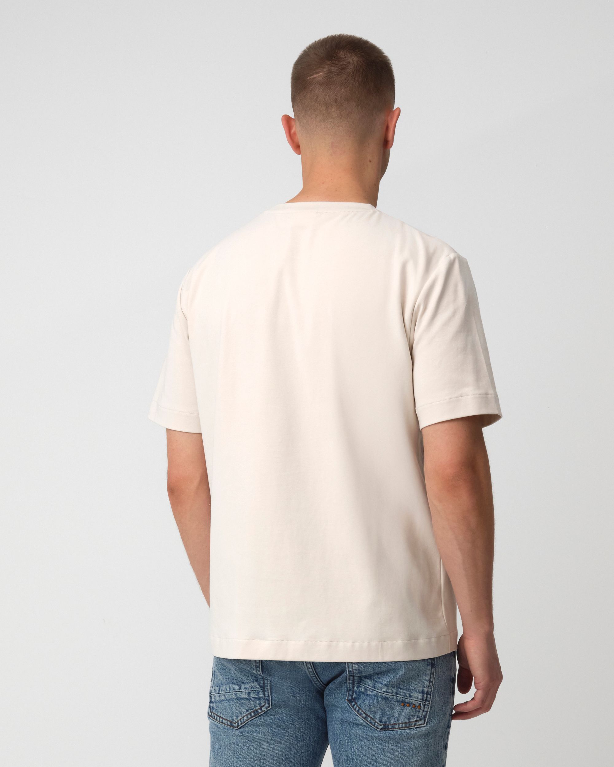 J.C. RAGS Ruben T-shirt KM Crystal Gray beige  095858-003-L