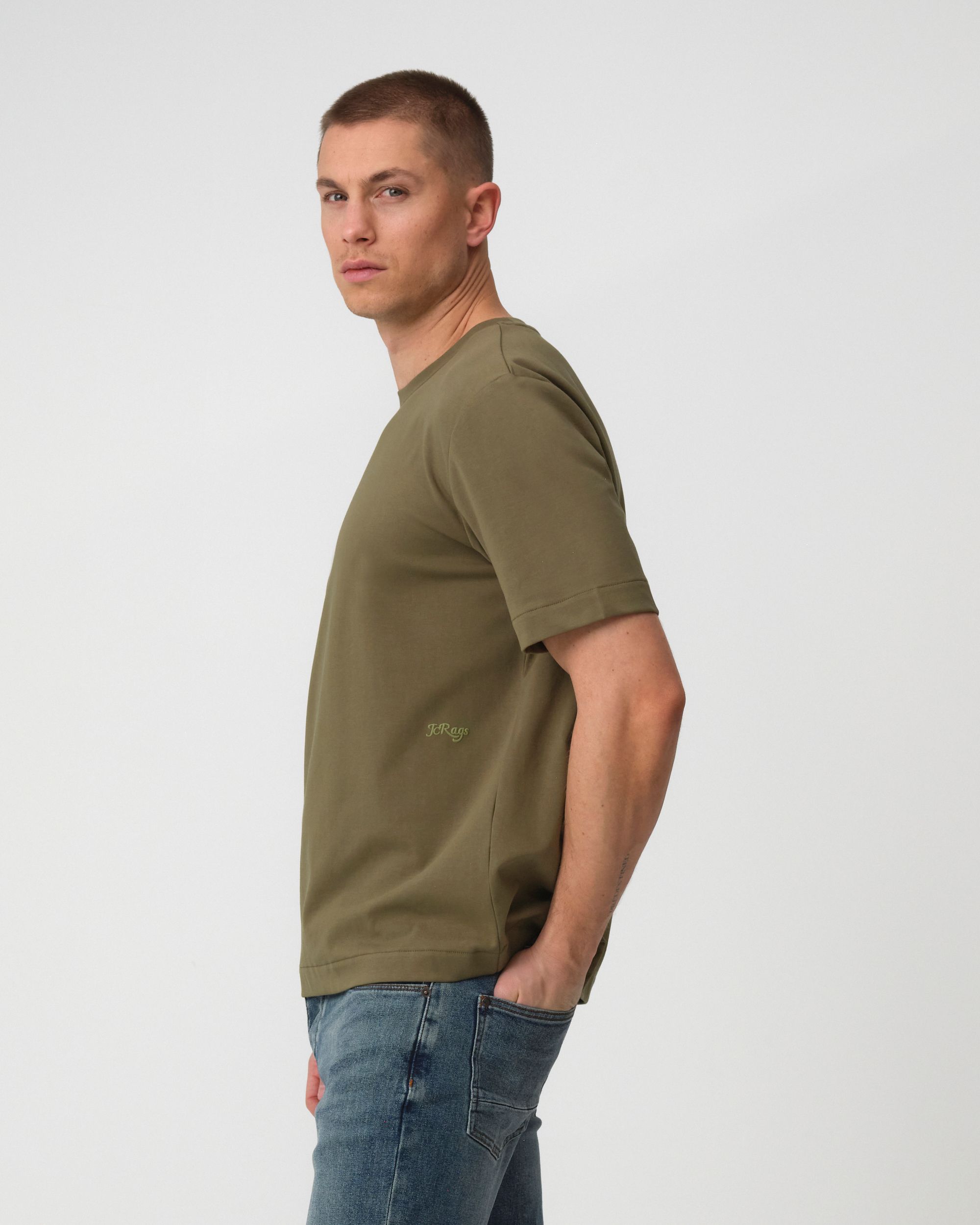 J.C. RAGS Ruben T-shirt KM Bamboo green 095858-004-L