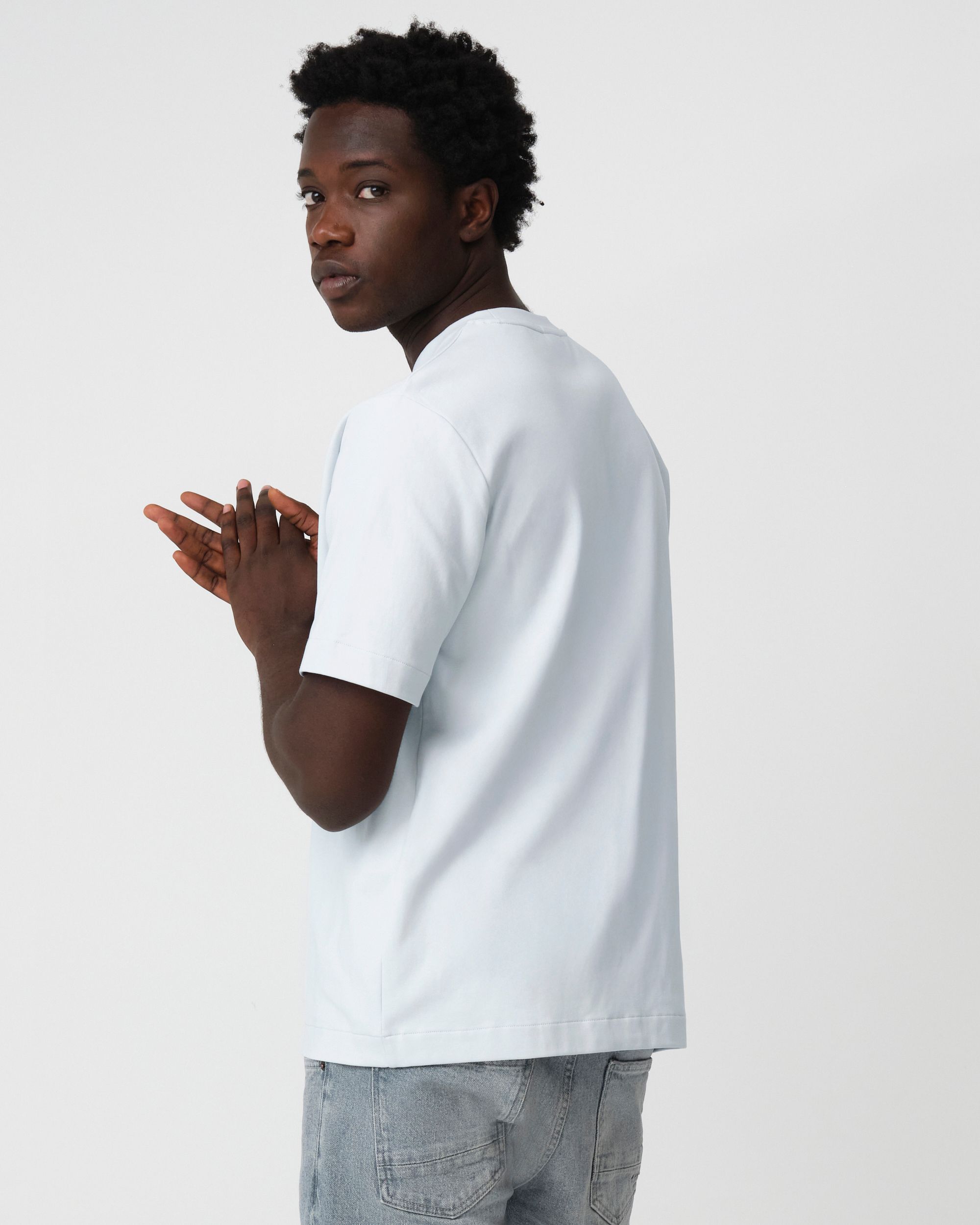 J.C. RAGS Ruben T-shirt KM Baby Blue 095858-005-L