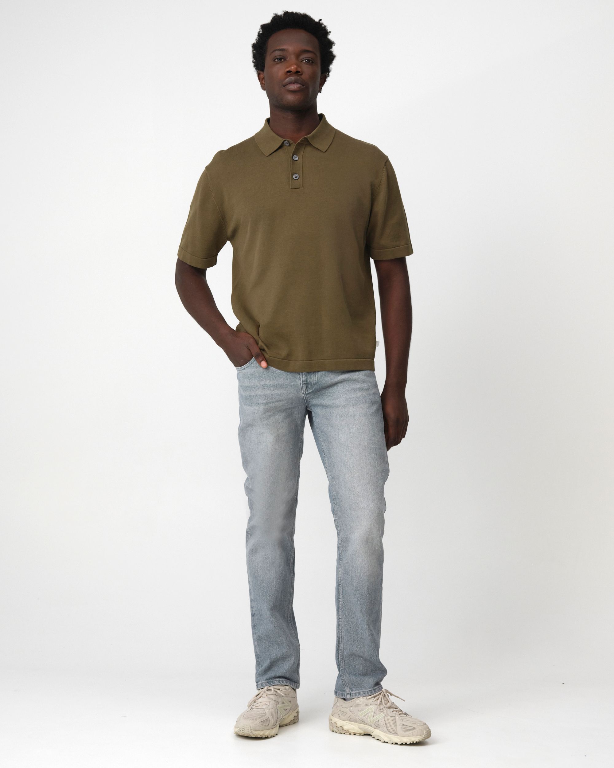 J.C. RAGS Alvie Polo KM  Bamboo green 095885-004-L