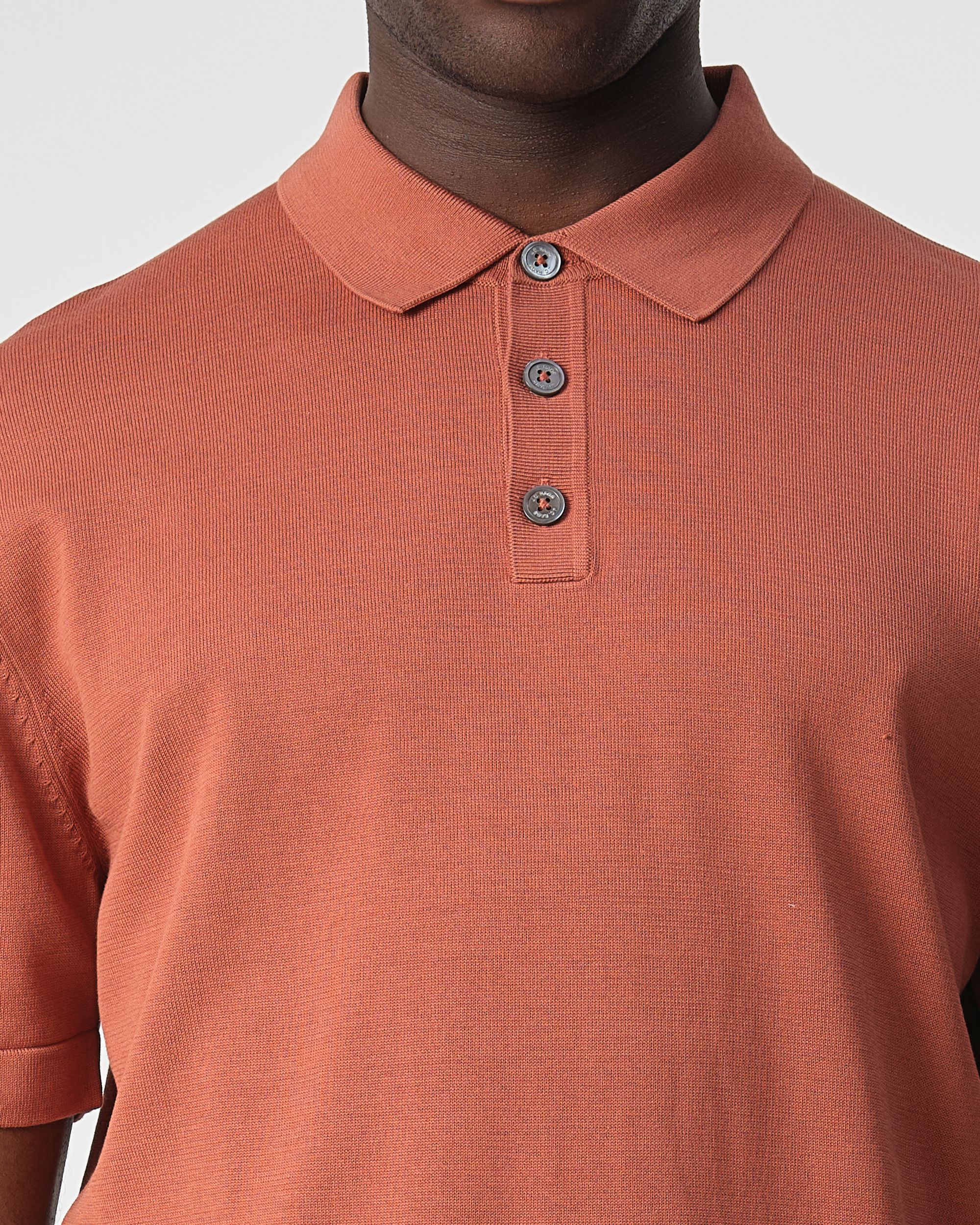 J.C. RAGS Alvie Polo KM  Copper Brown dark orange 095885-006-L