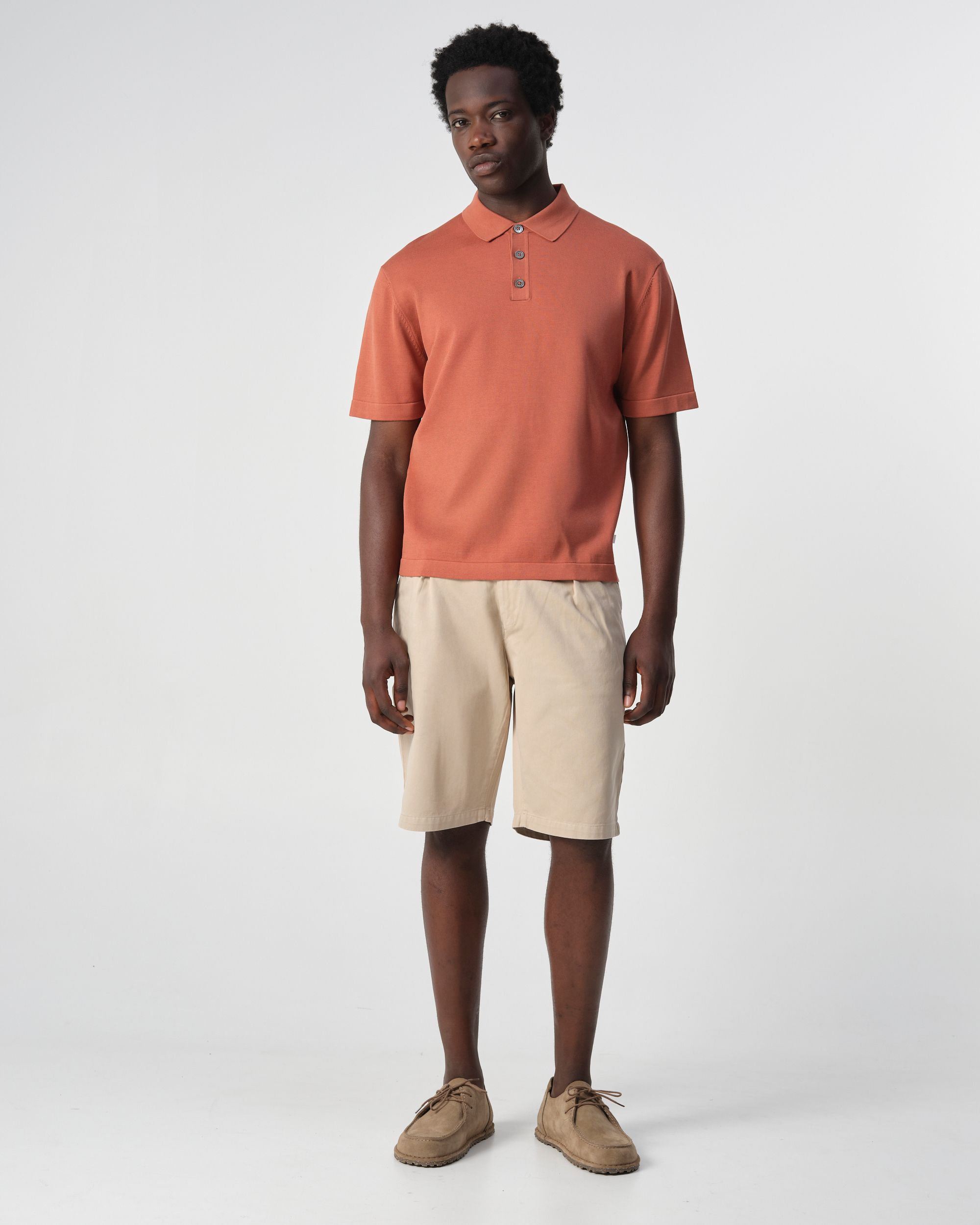 J.C. RAGS Alvie Polo KM  Copper Brown dark orange 095885-006-L
