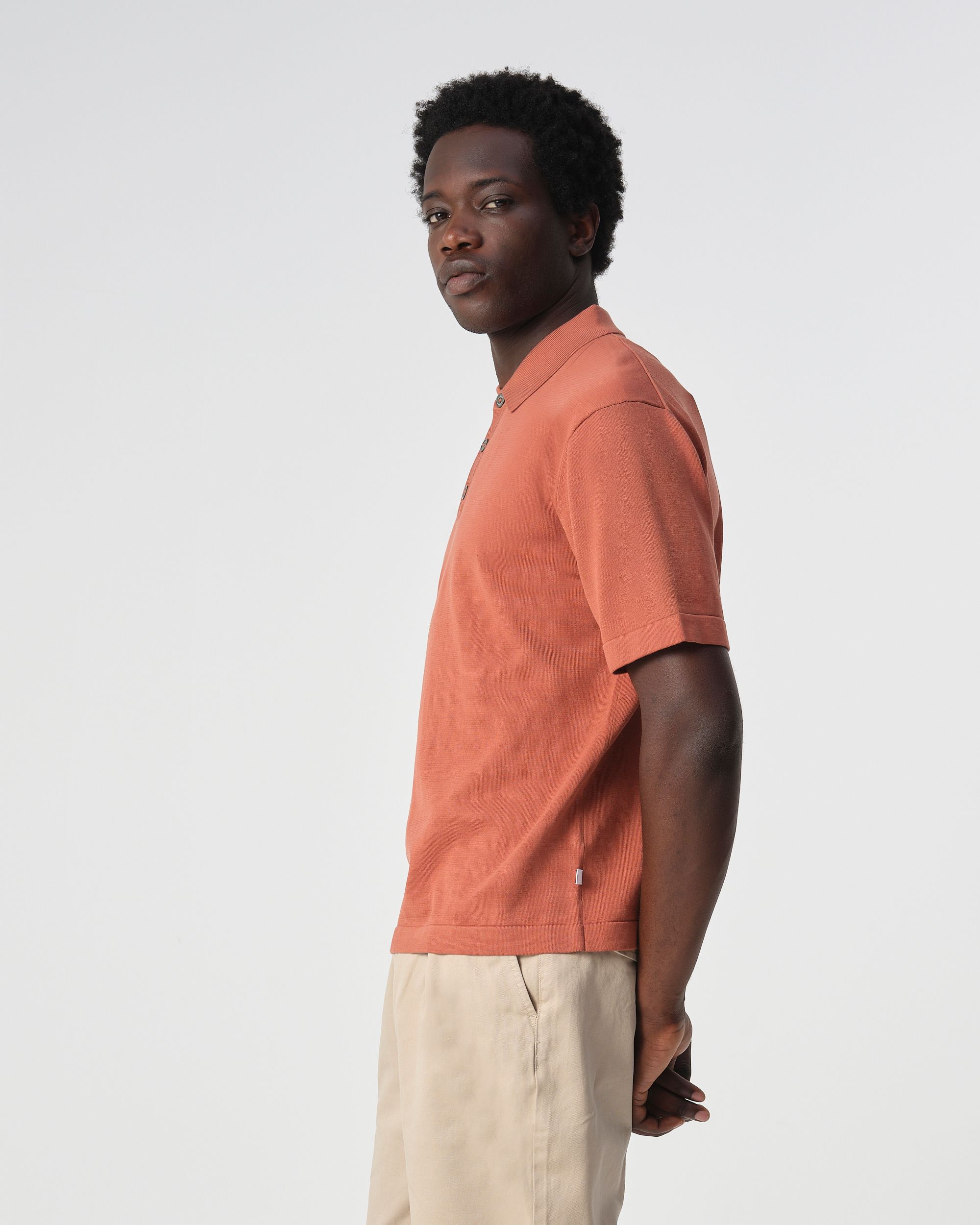 J.C. RAGS Alvie Polo KM  Copper Brown dark orange 095885-006-L
