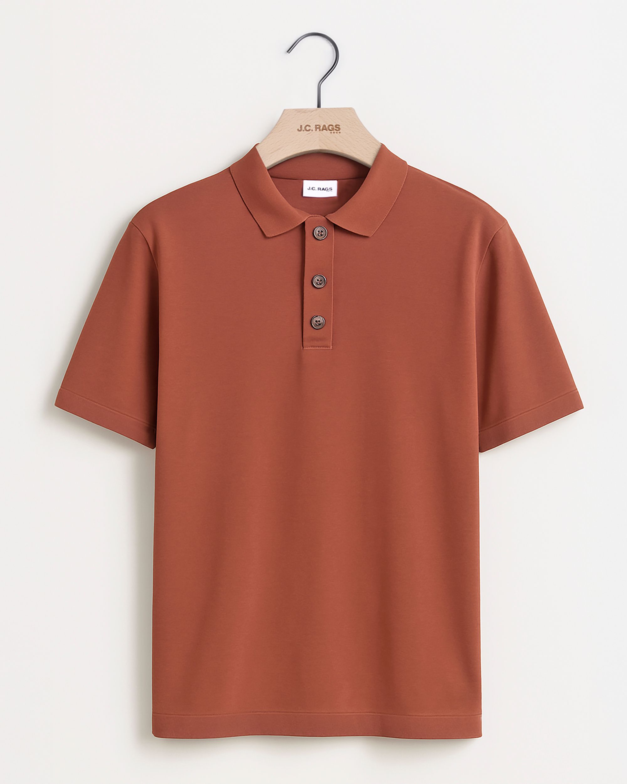 J.C. RAGS Alvie Polo KM  Copper Brown dark orange 095885-006-L