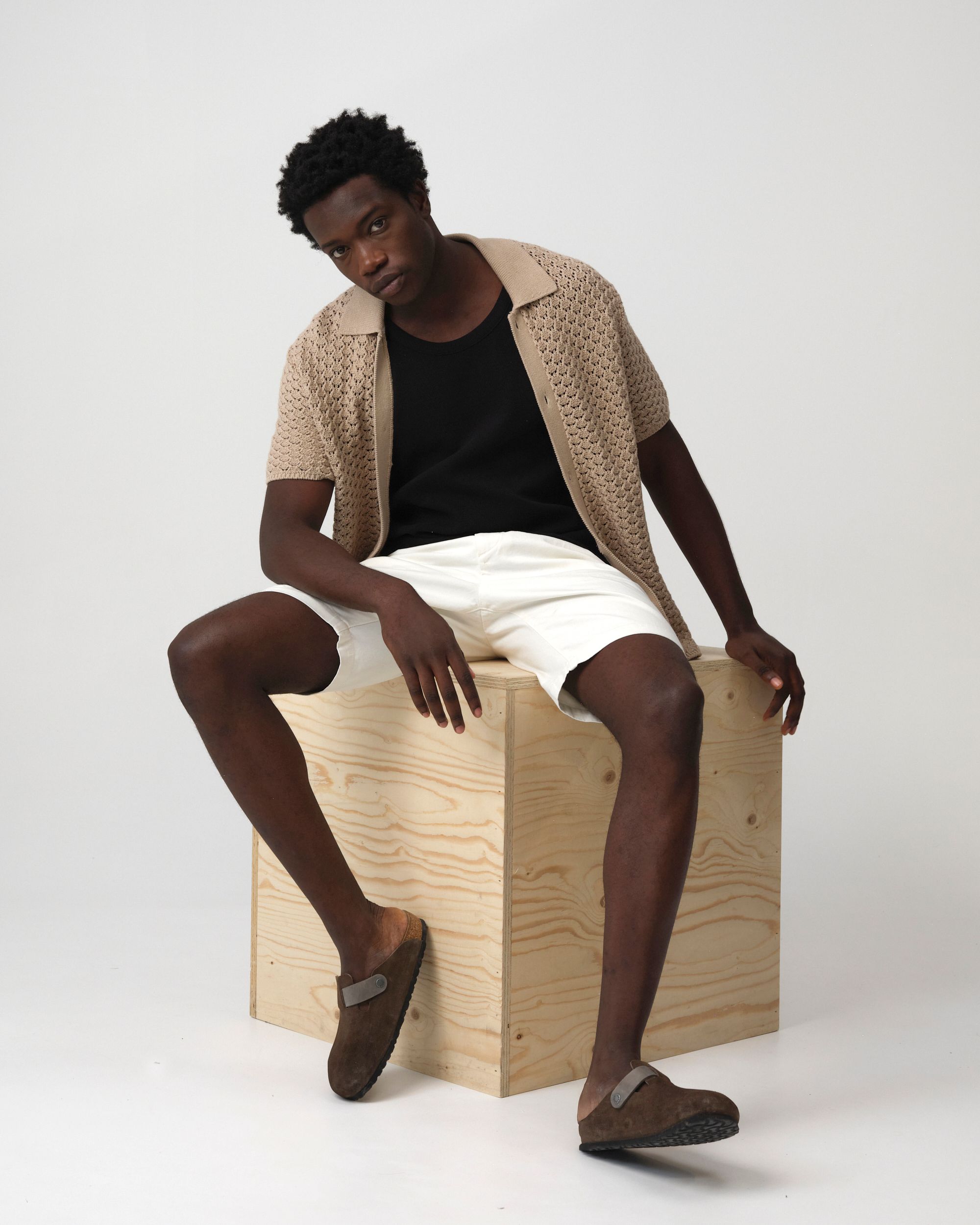 J.C. RAGS Appie Polo KM  Plaza taupe 095886-001-L