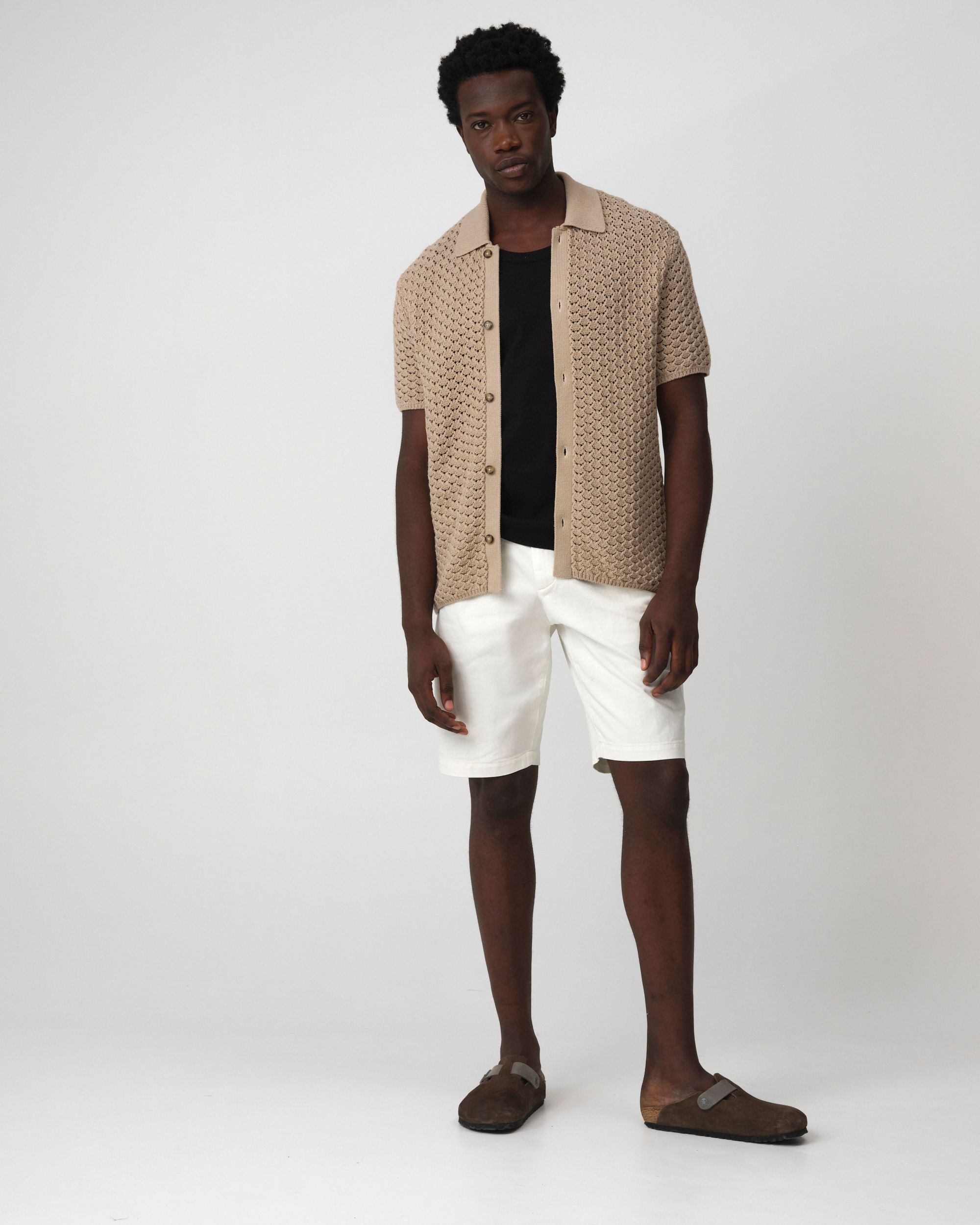 J.C. RAGS Appie Polo KM  Plaza taupe 095886-001-L