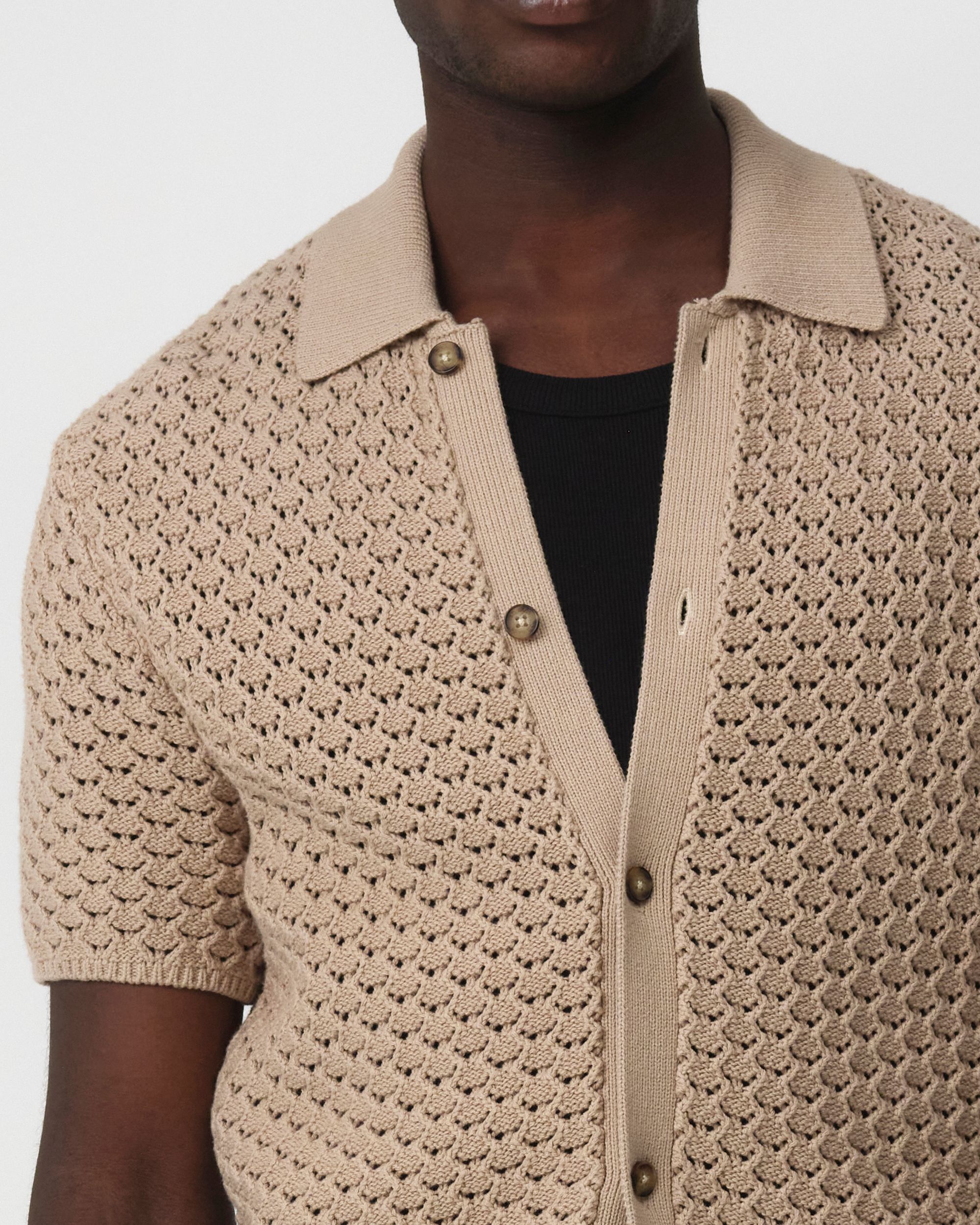 J.C. RAGS Appie Polo KM  Plaza taupe 095886-001-L