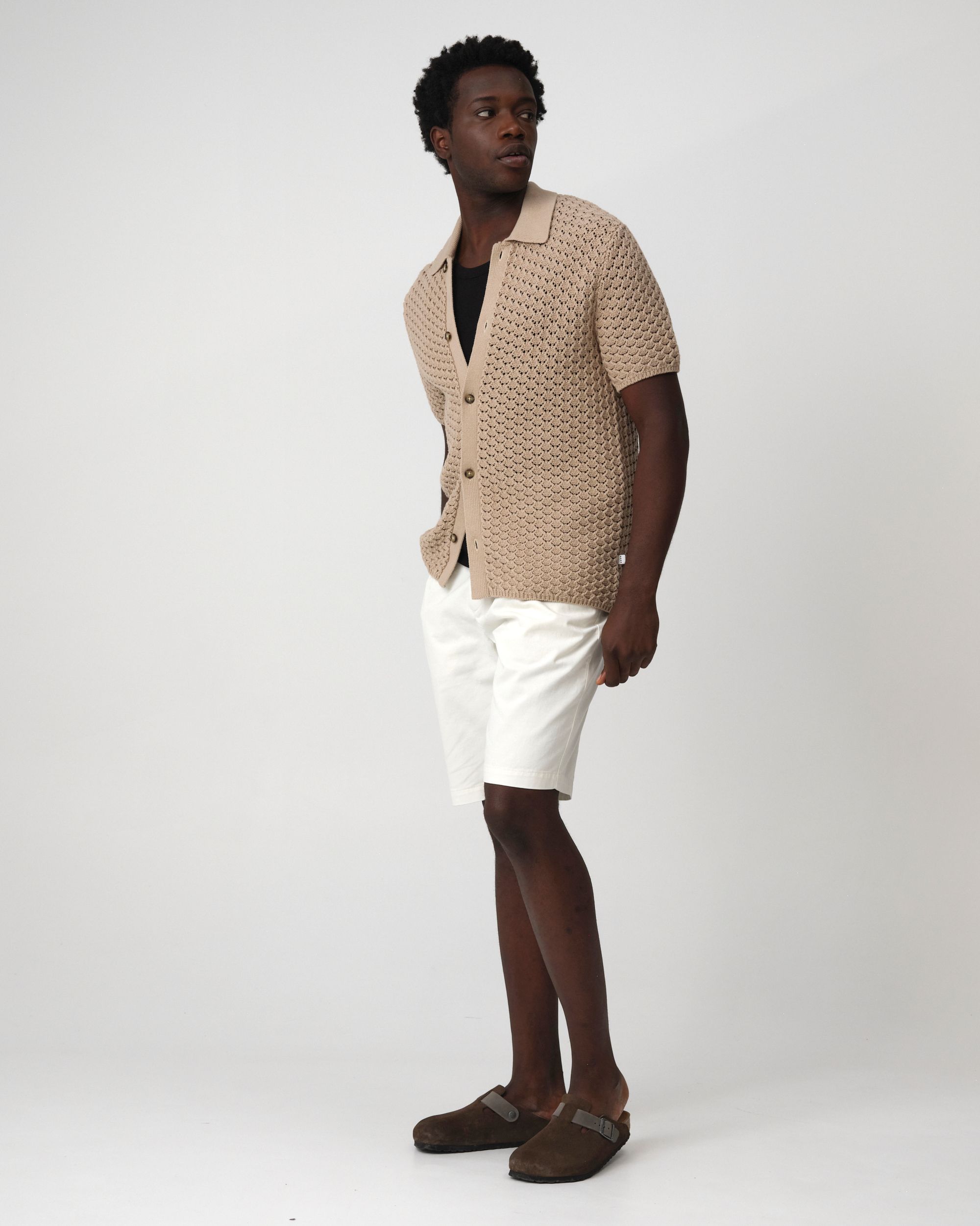 J.C. RAGS Appie Polo KM  Plaza taupe 095886-001-L