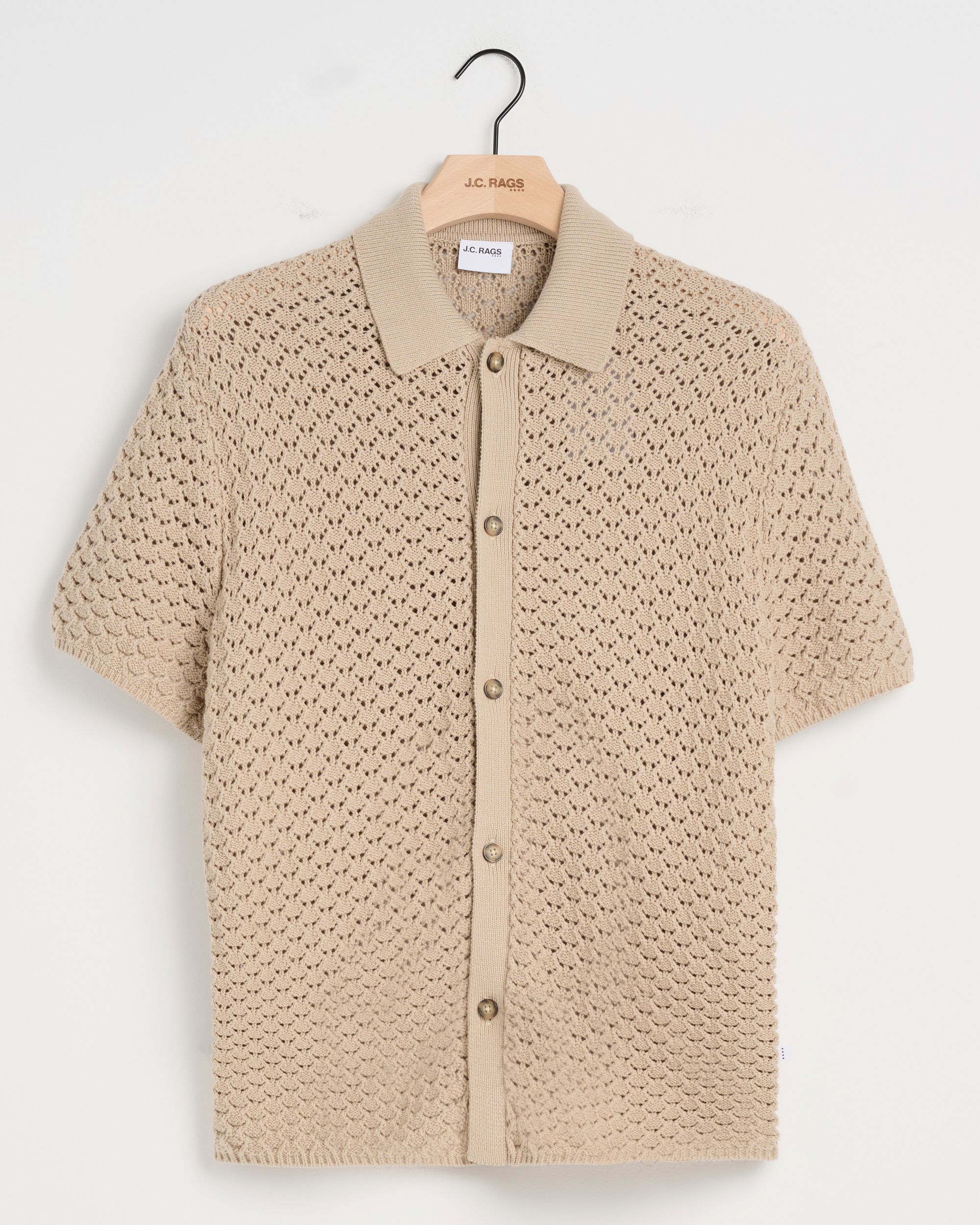 J.C. RAGS Appie Polo KM  Plaza taupe 095886-001-L