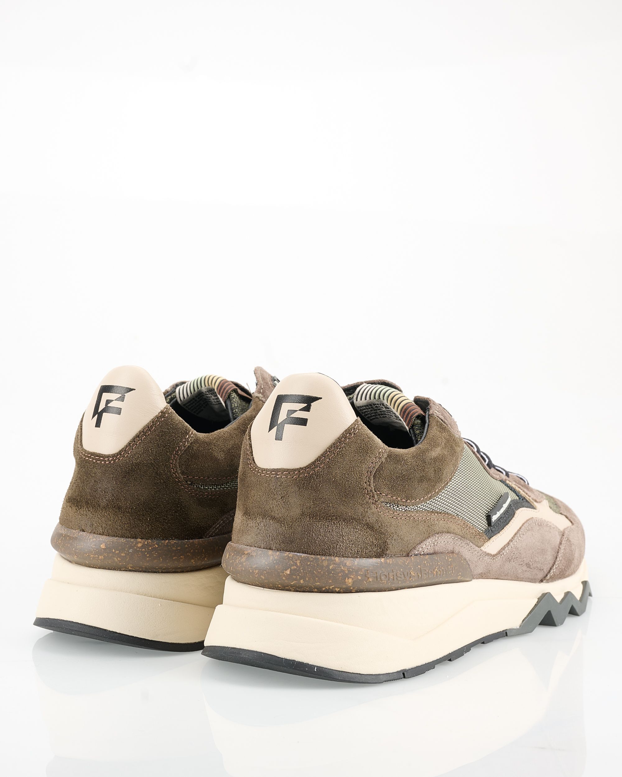 Floris van Bommel De Zager Sneakers Donker bruin 095901-001-10