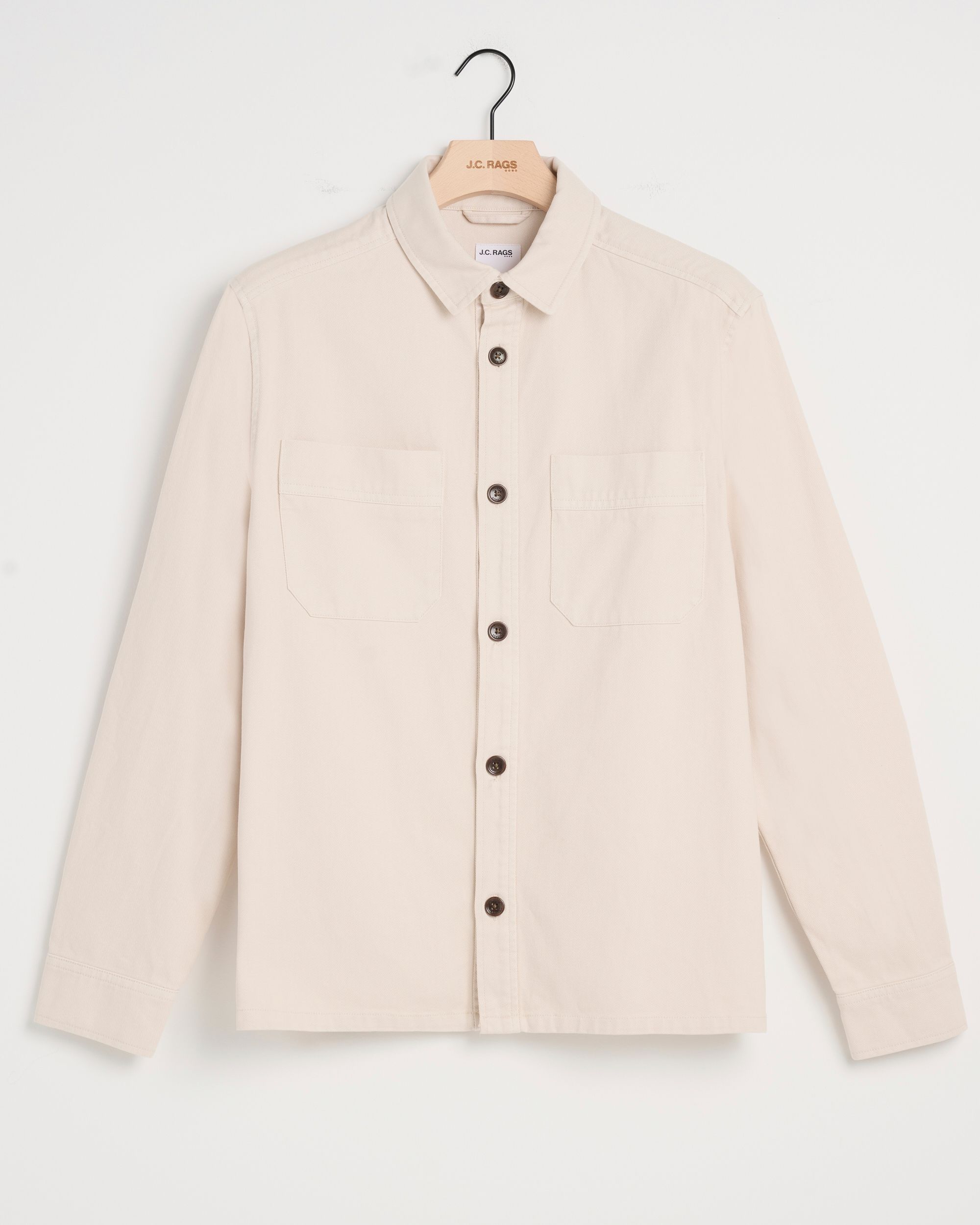 J.C. RAGS Ace Overshirt  Crystal Gray beige  096087-002-L
