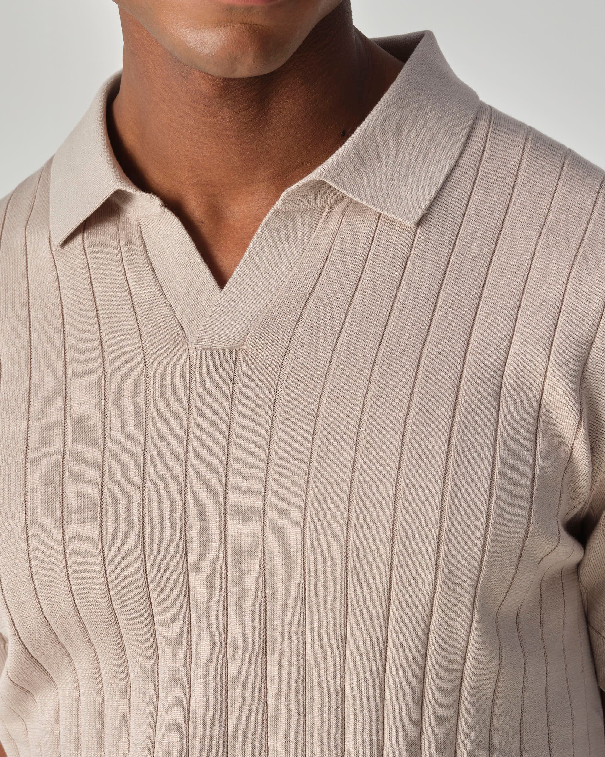 Dutch Dandies Gatsby Polo KM Sand 096094-006-L