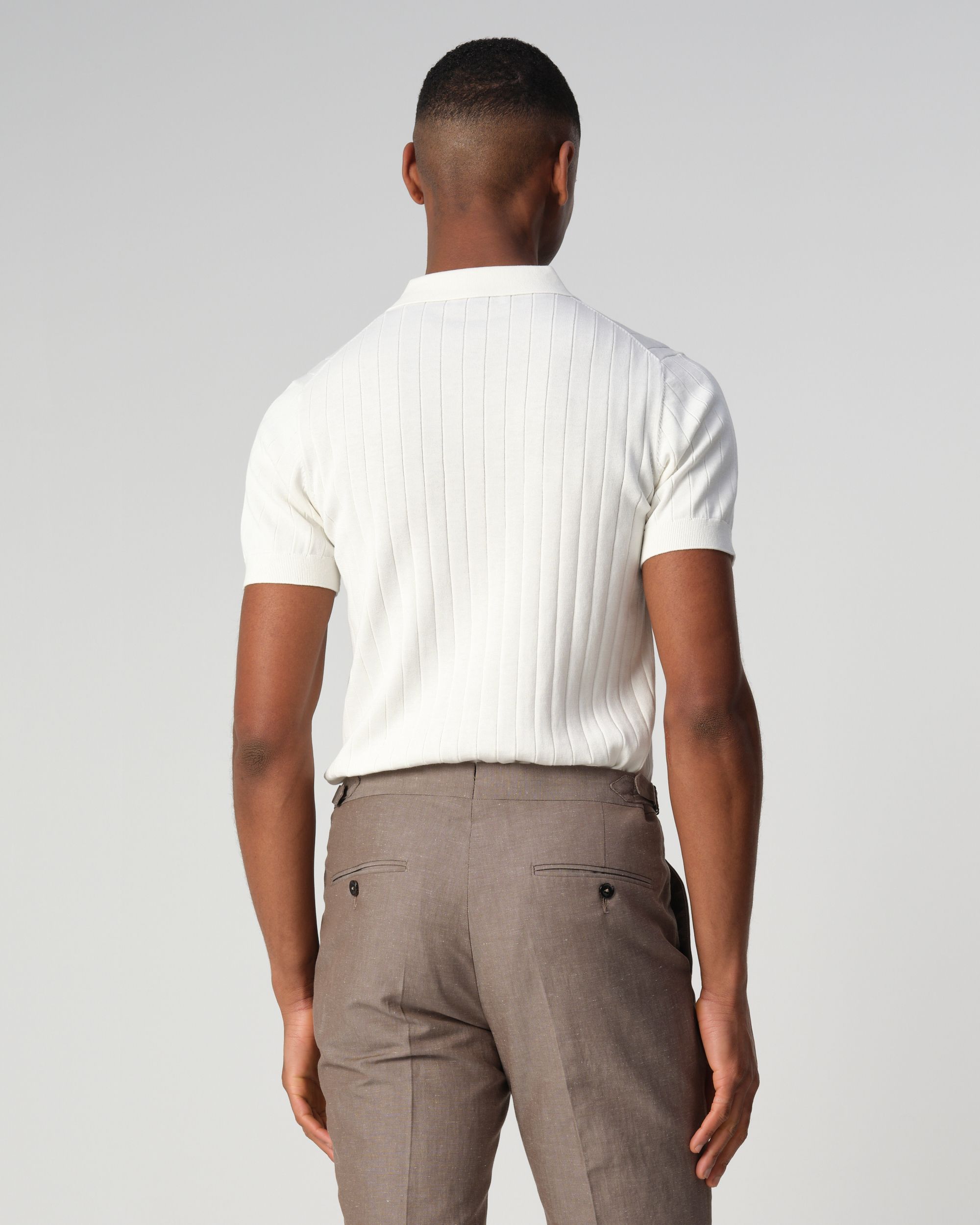 Dutch Dandies Gatsby Polo KM Ecru  096094-007-L