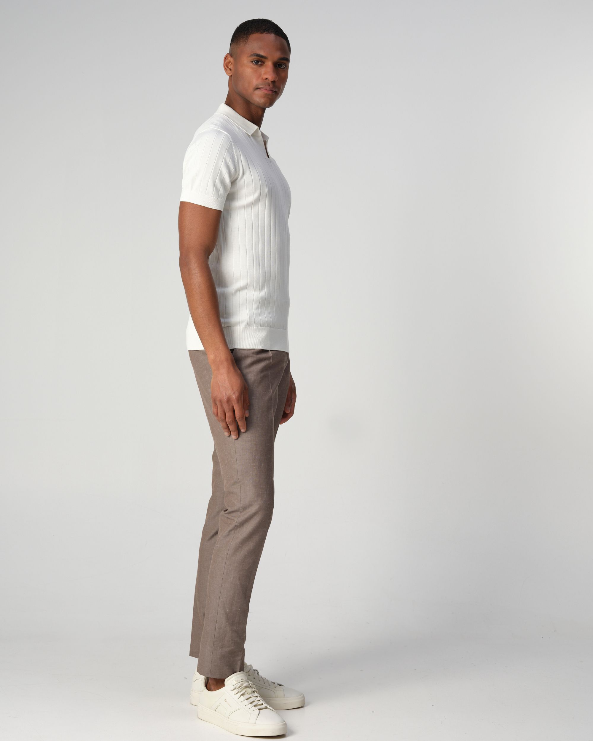 Dutch Dandies Gatsby Polo KM Ecru  096094-007-L