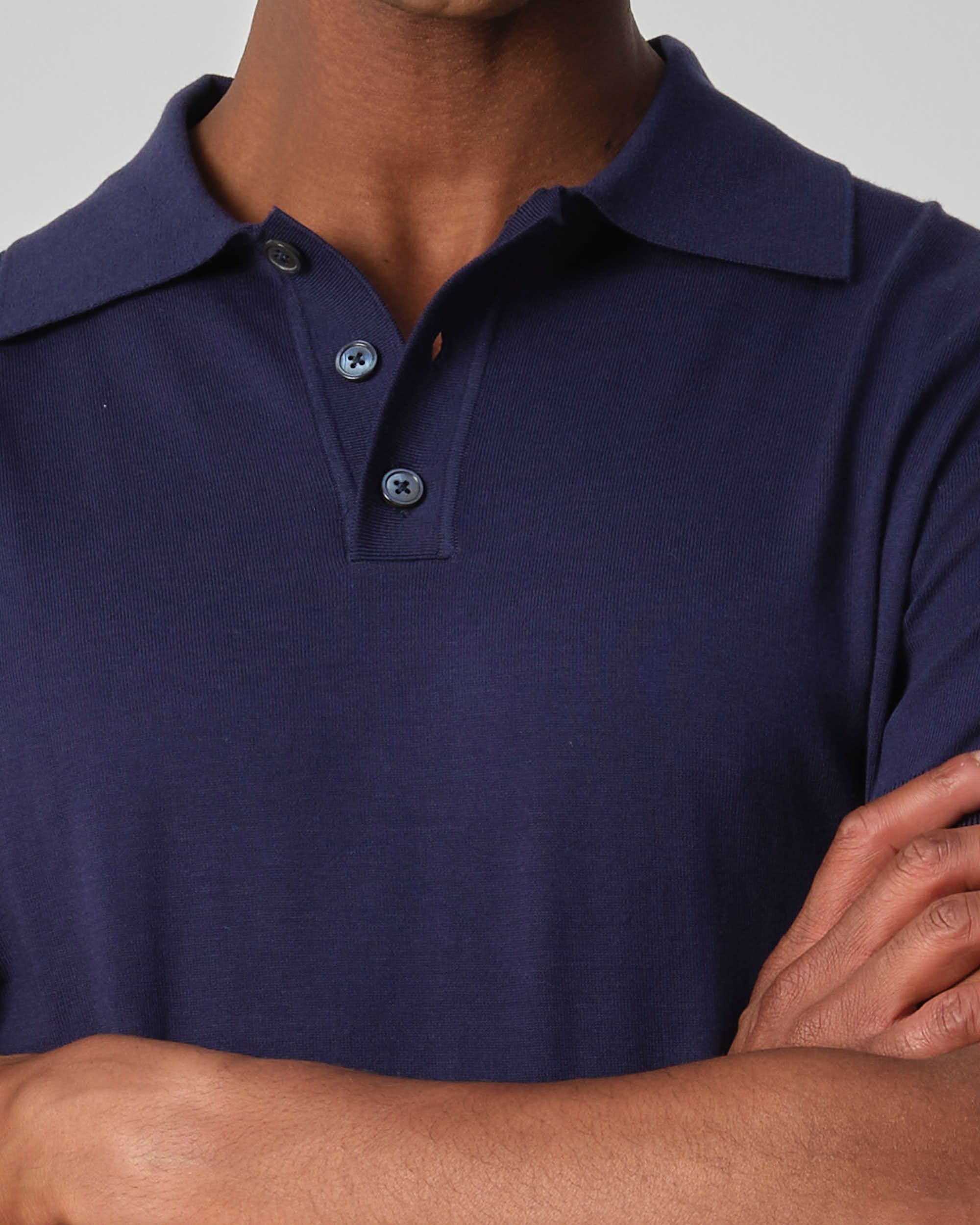 Dutch Dandies Dundee Polo KM Navy 096095-002-L