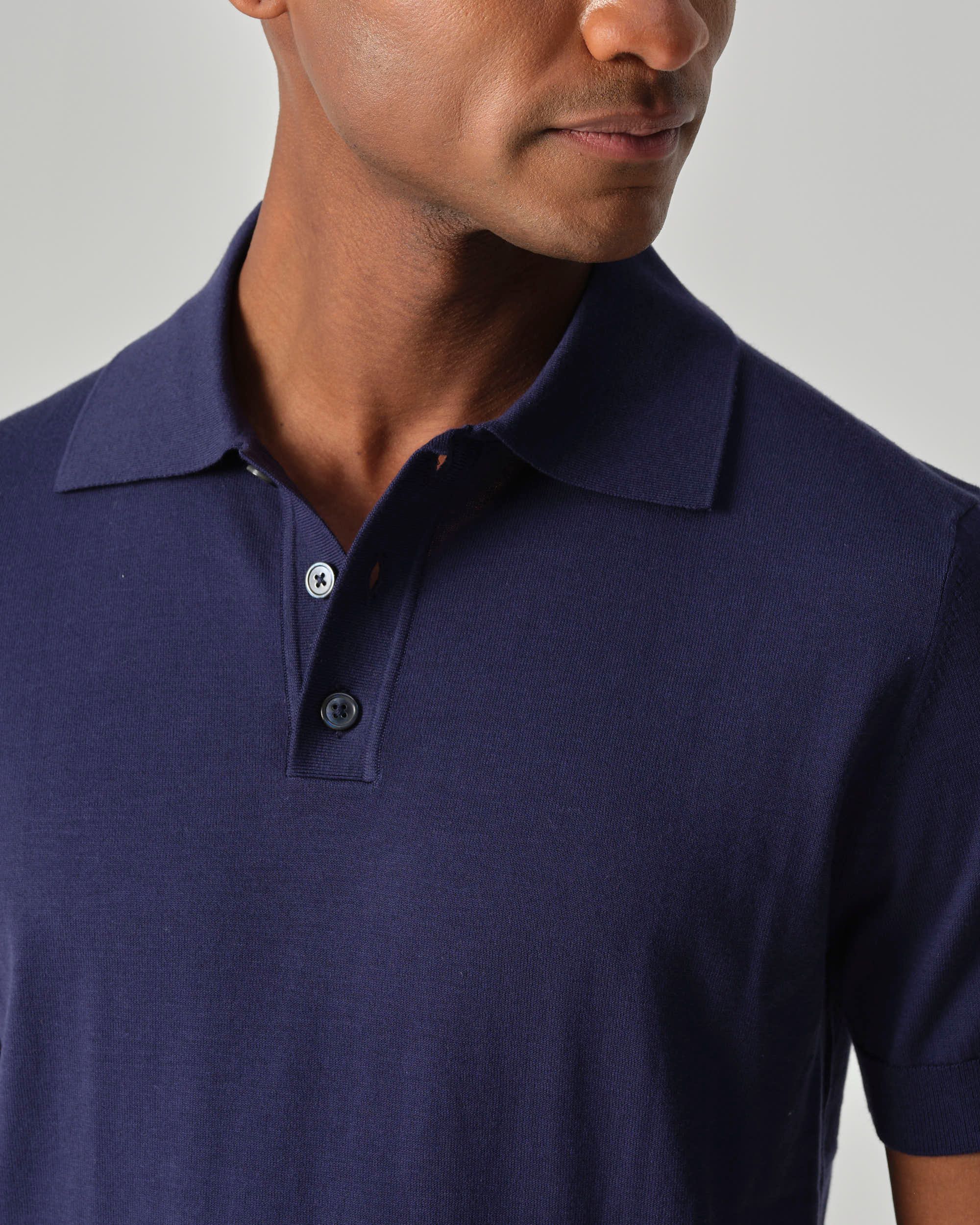 Dutch Dandies Dundee Polo KM Navy 096095-002-L