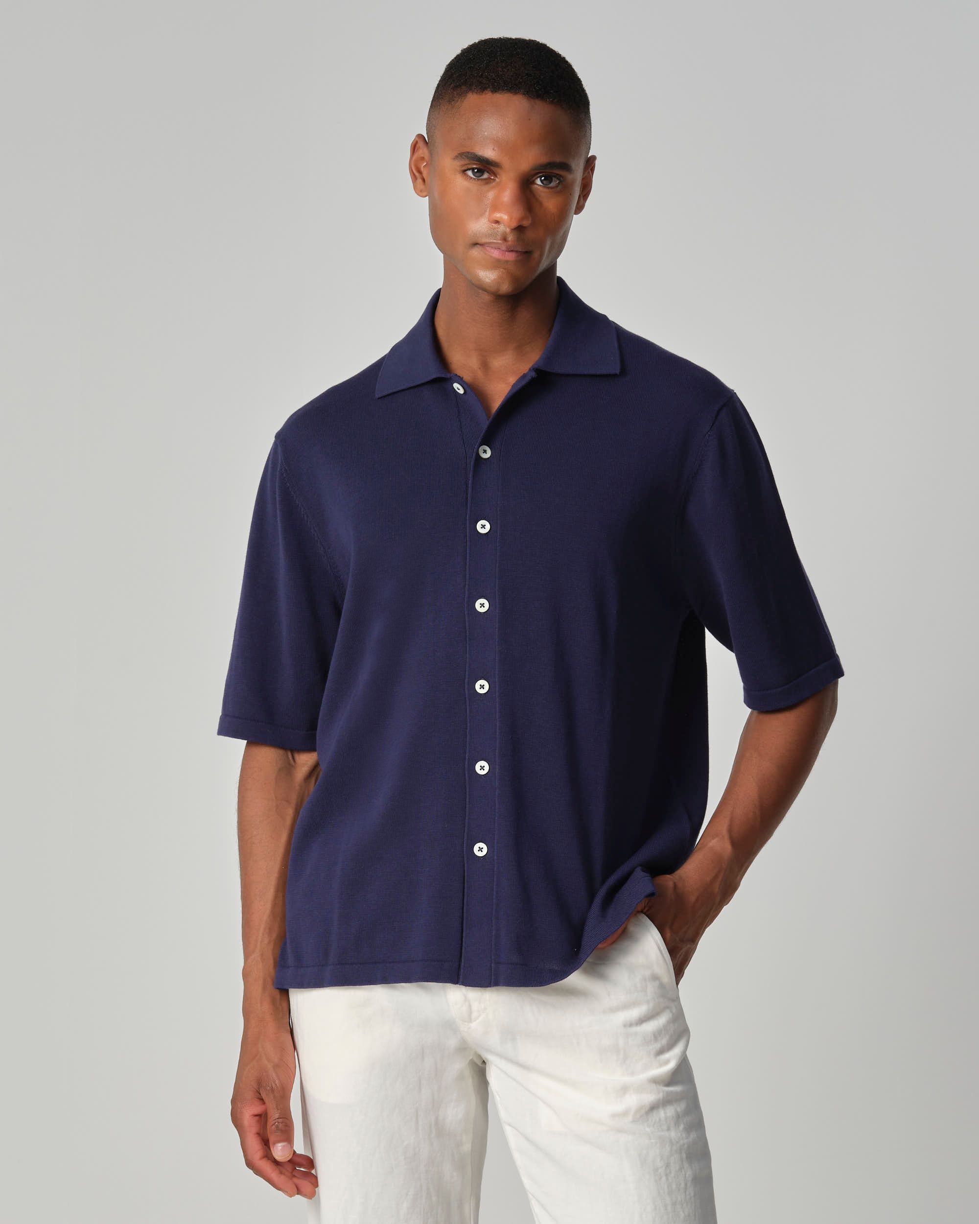 Dutch Dandies Hardwick Polo KM Navy 096096-001-L