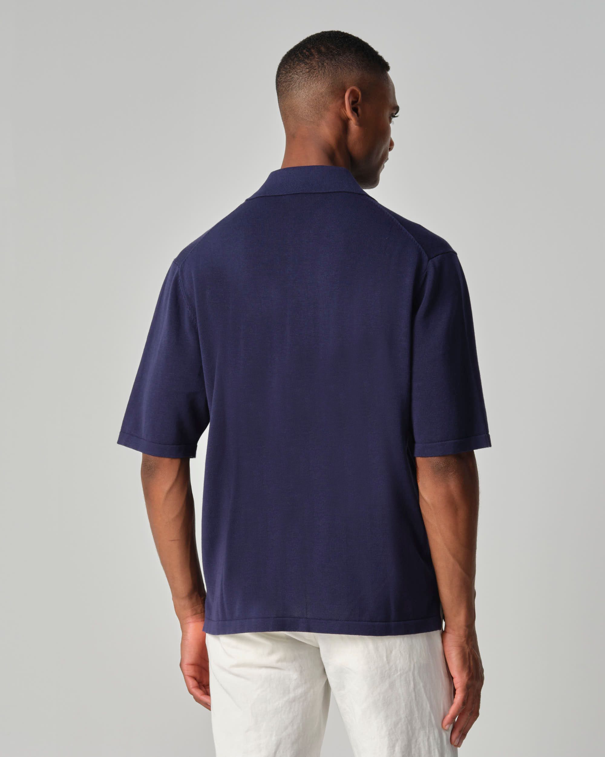 Dutch Dandies Hardwick Polo KM Navy 096096-001-L