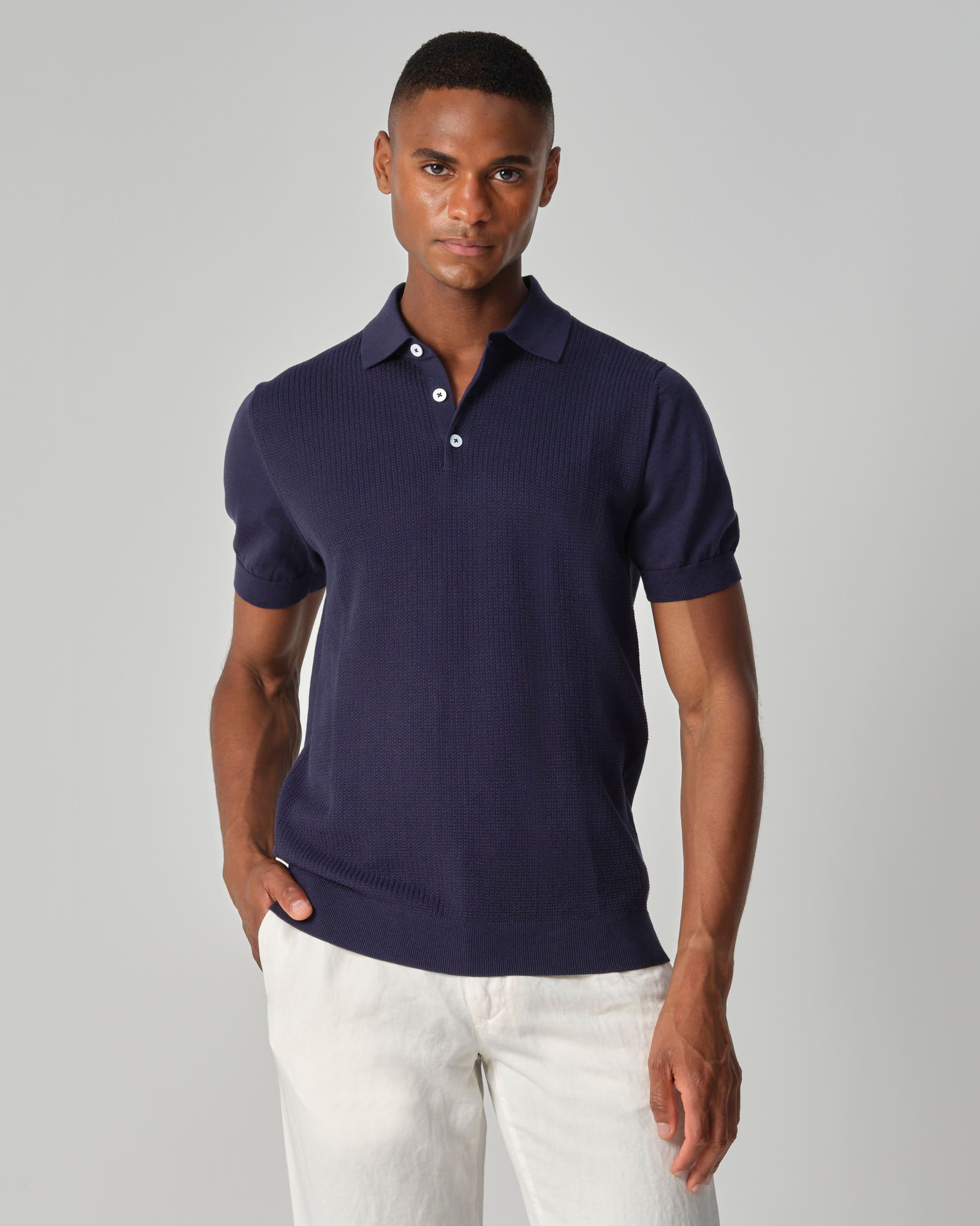 Dutch Dandies Darnley Polo KM Navy 096097-002-L