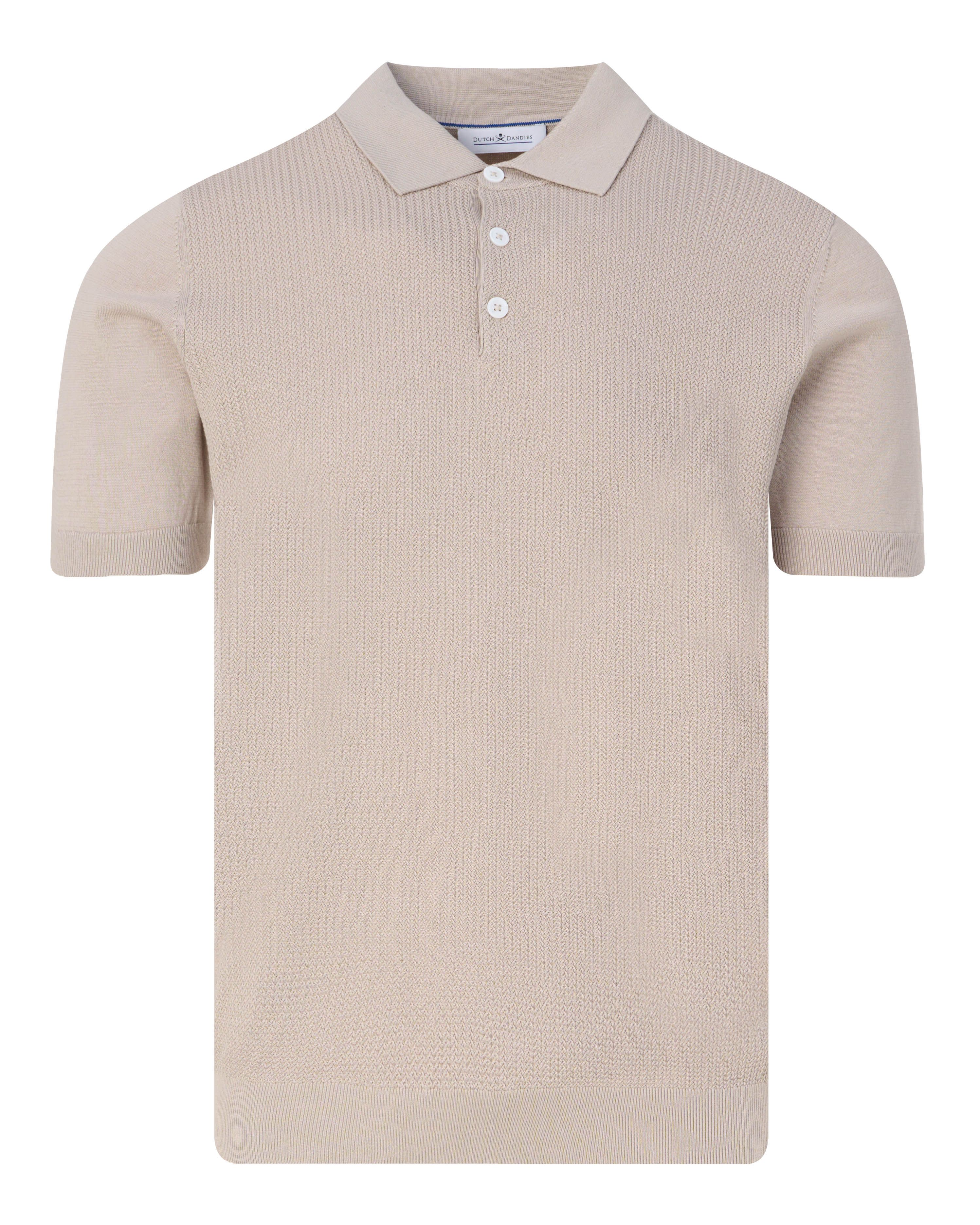Dutch Dandies Darnley Polo KM Sand 096097-004-L