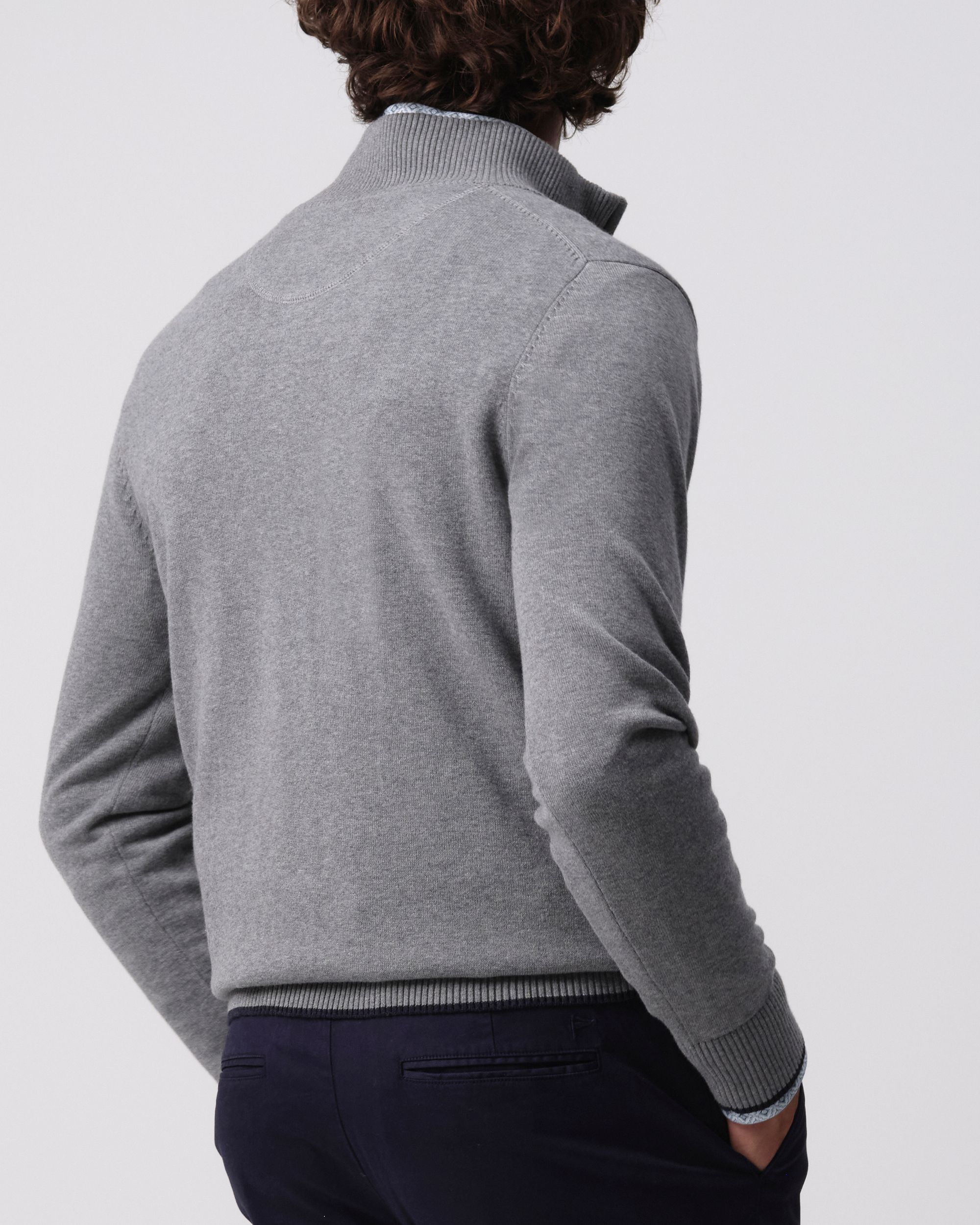Campbell Sydney Schipperstrui Medium Grey melange 096099-002-L