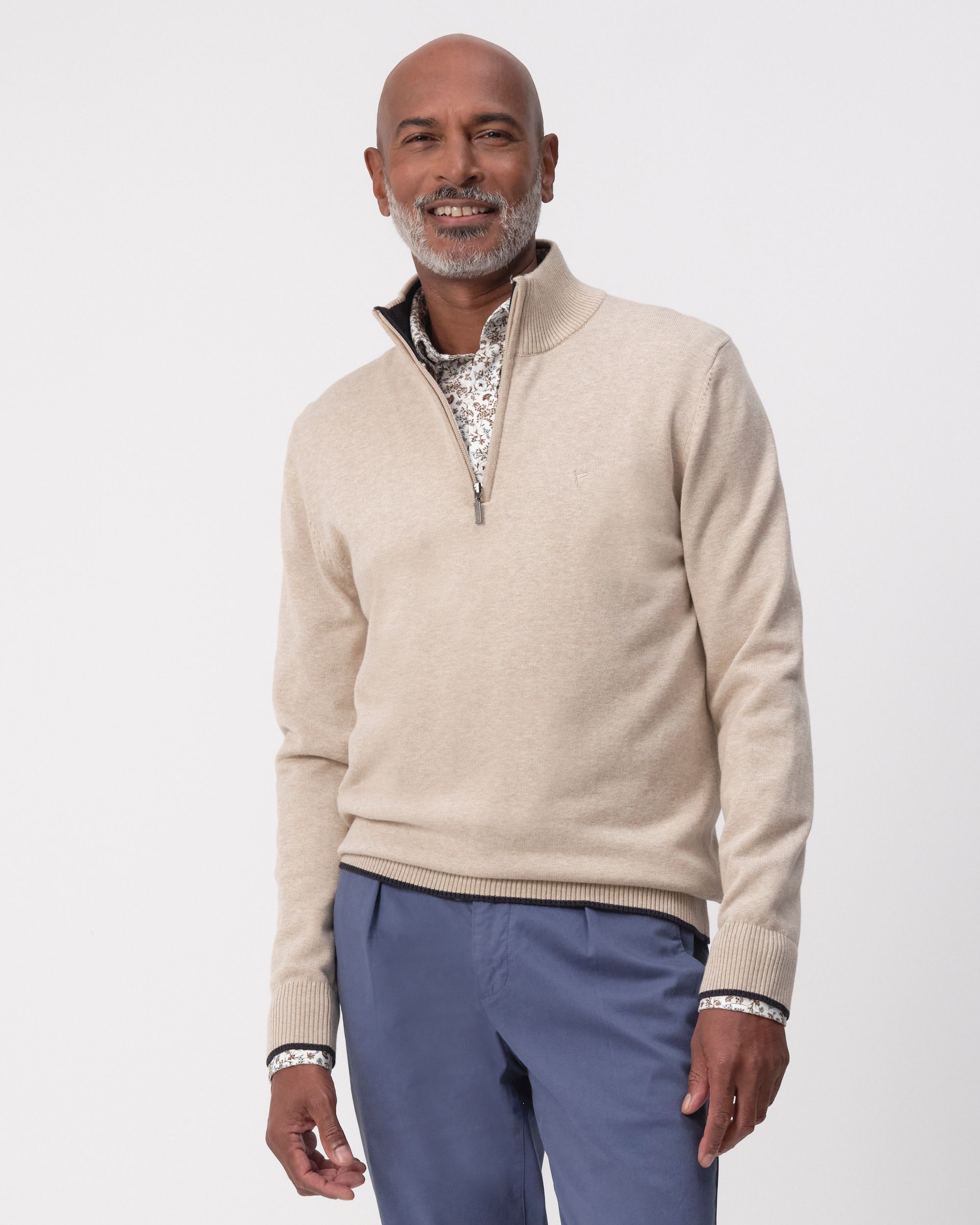 Campbell Sydney Schipperstrui Beige melange 096099-004-L