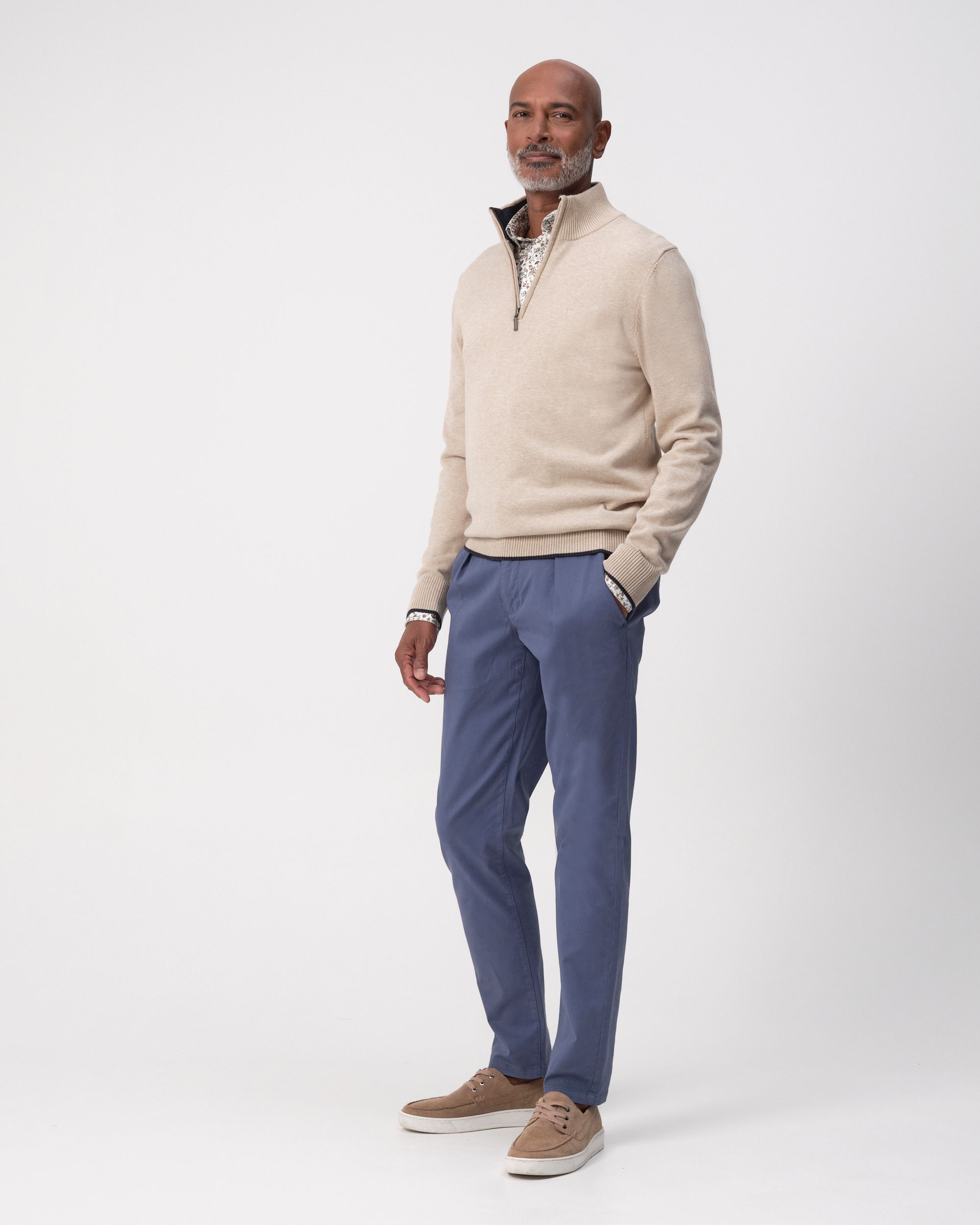 Campbell Sydney Schipperstrui Beige melange 096099-004-L