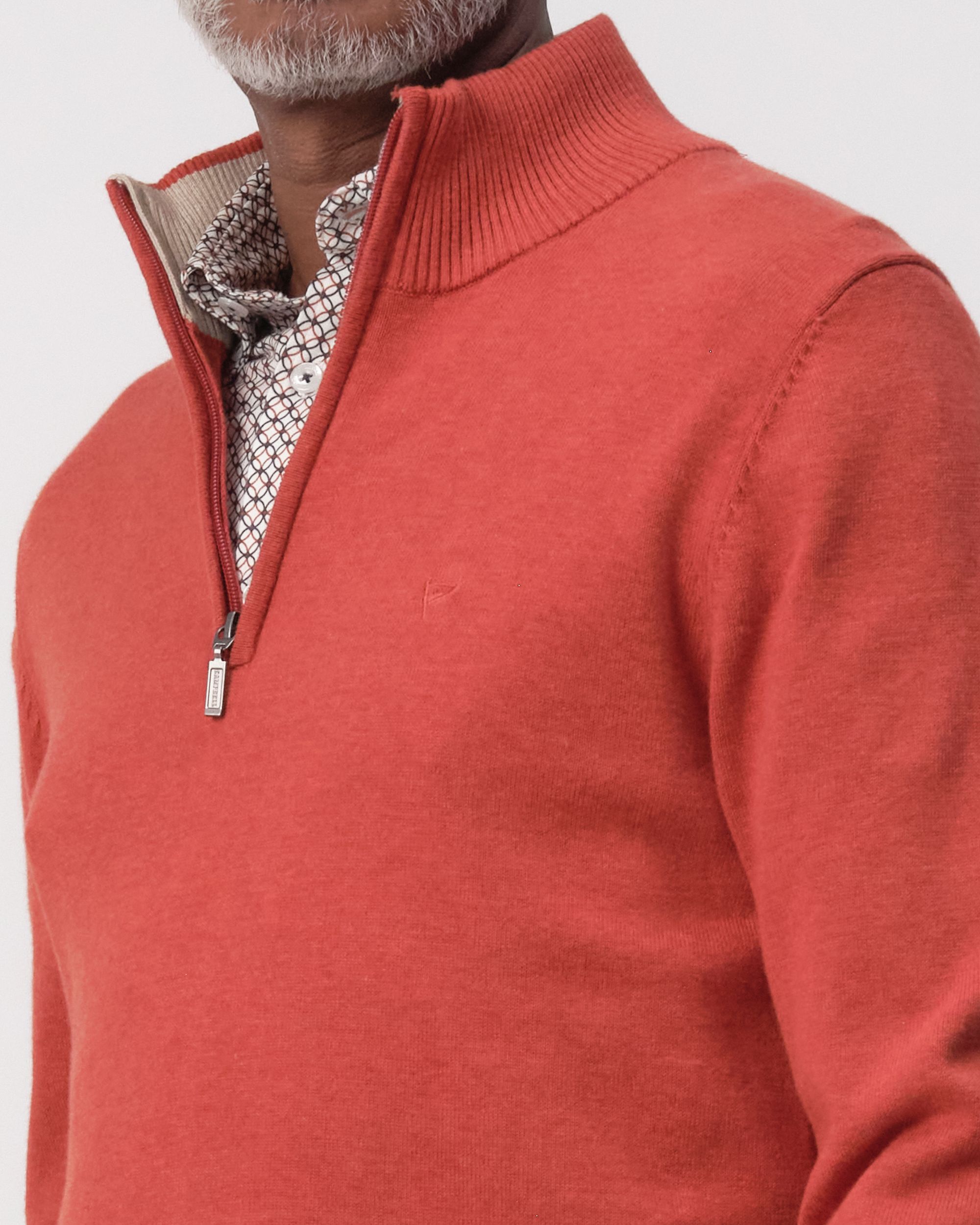 Campbell Sydney Schipperstrui Red Ochre melange 096099-005-L