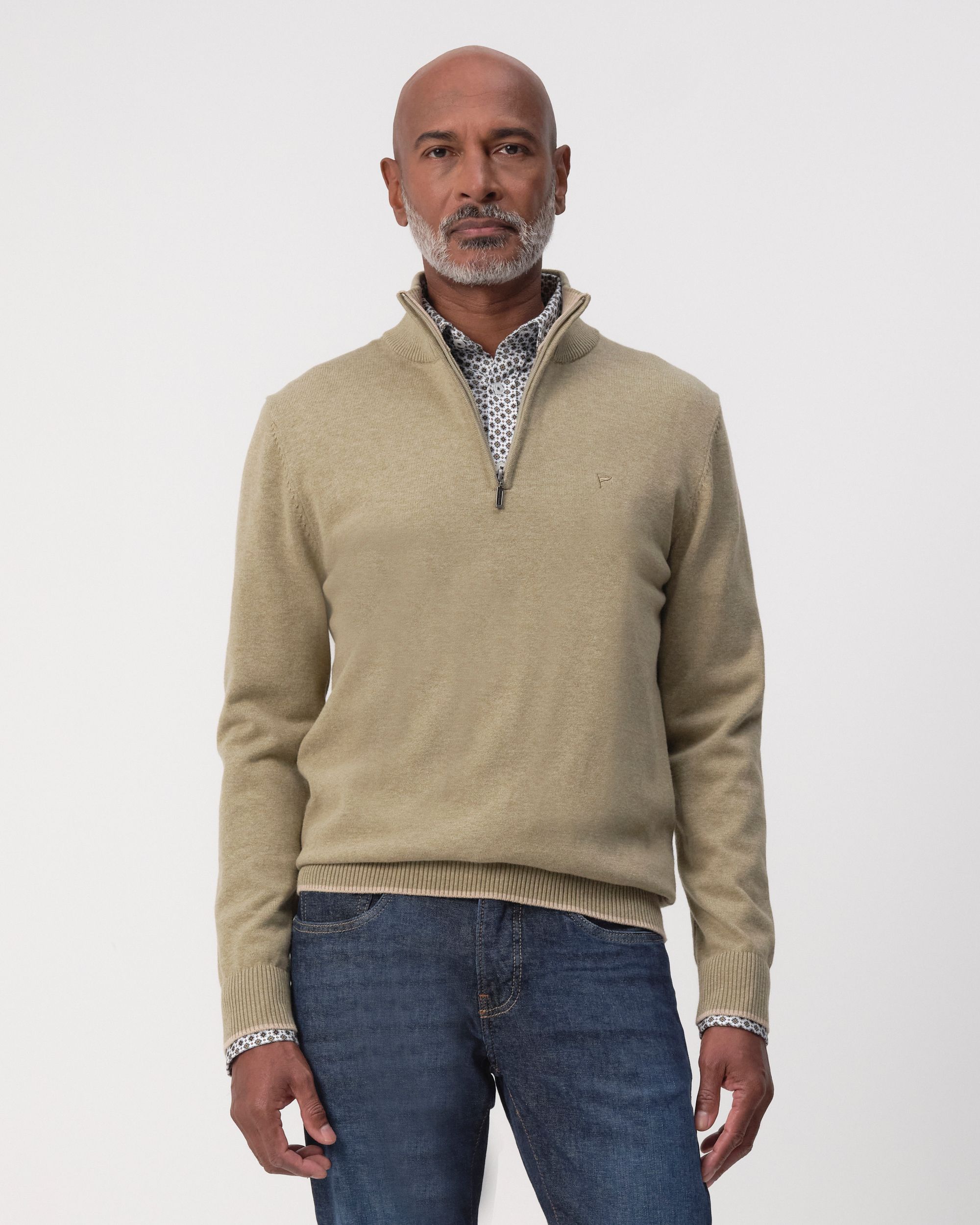 Campbell Sydney Schipperstrui Moss green melange 096099-006-L