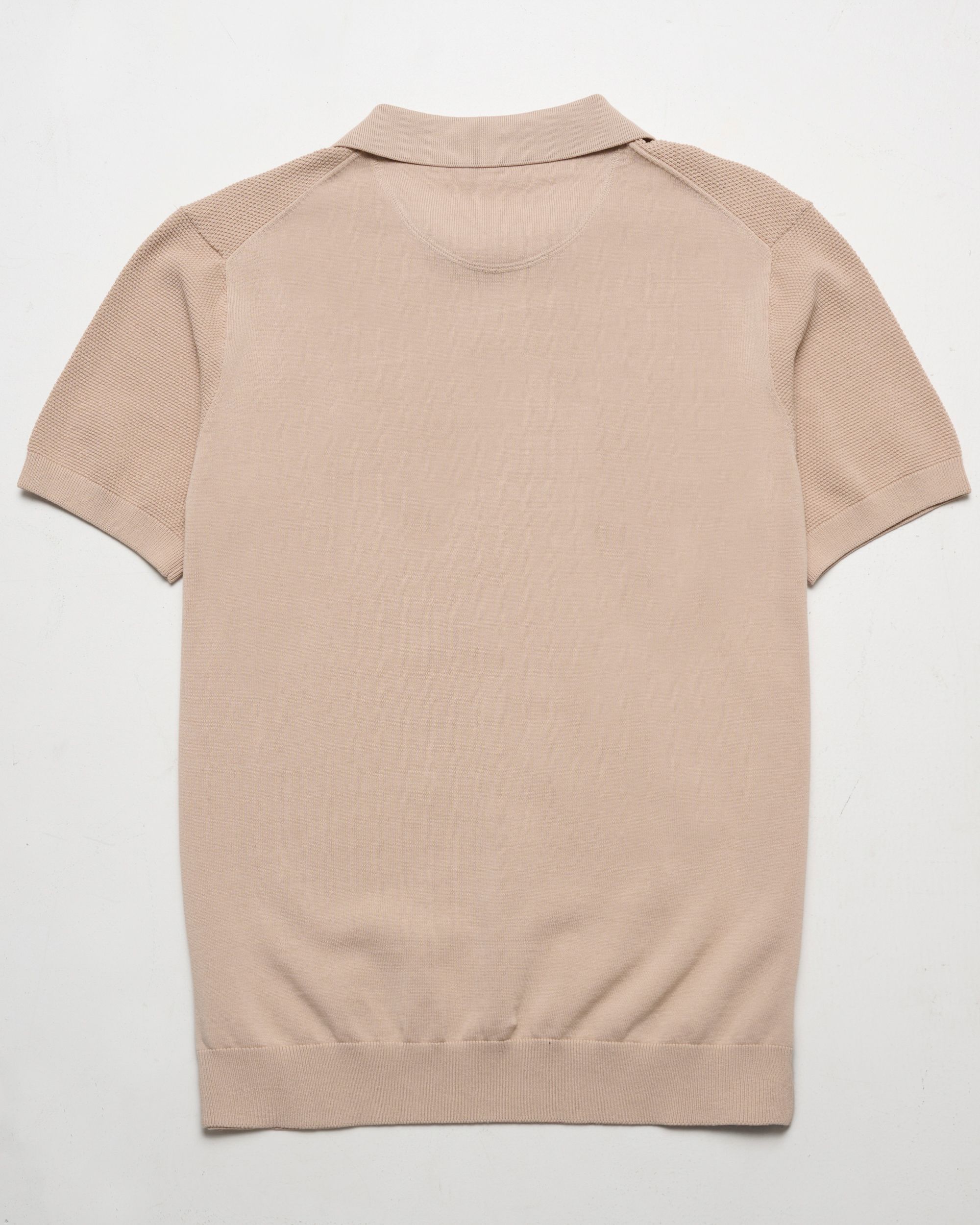 Campbell Plato Polo KM Doeskin beige 096102-004-L