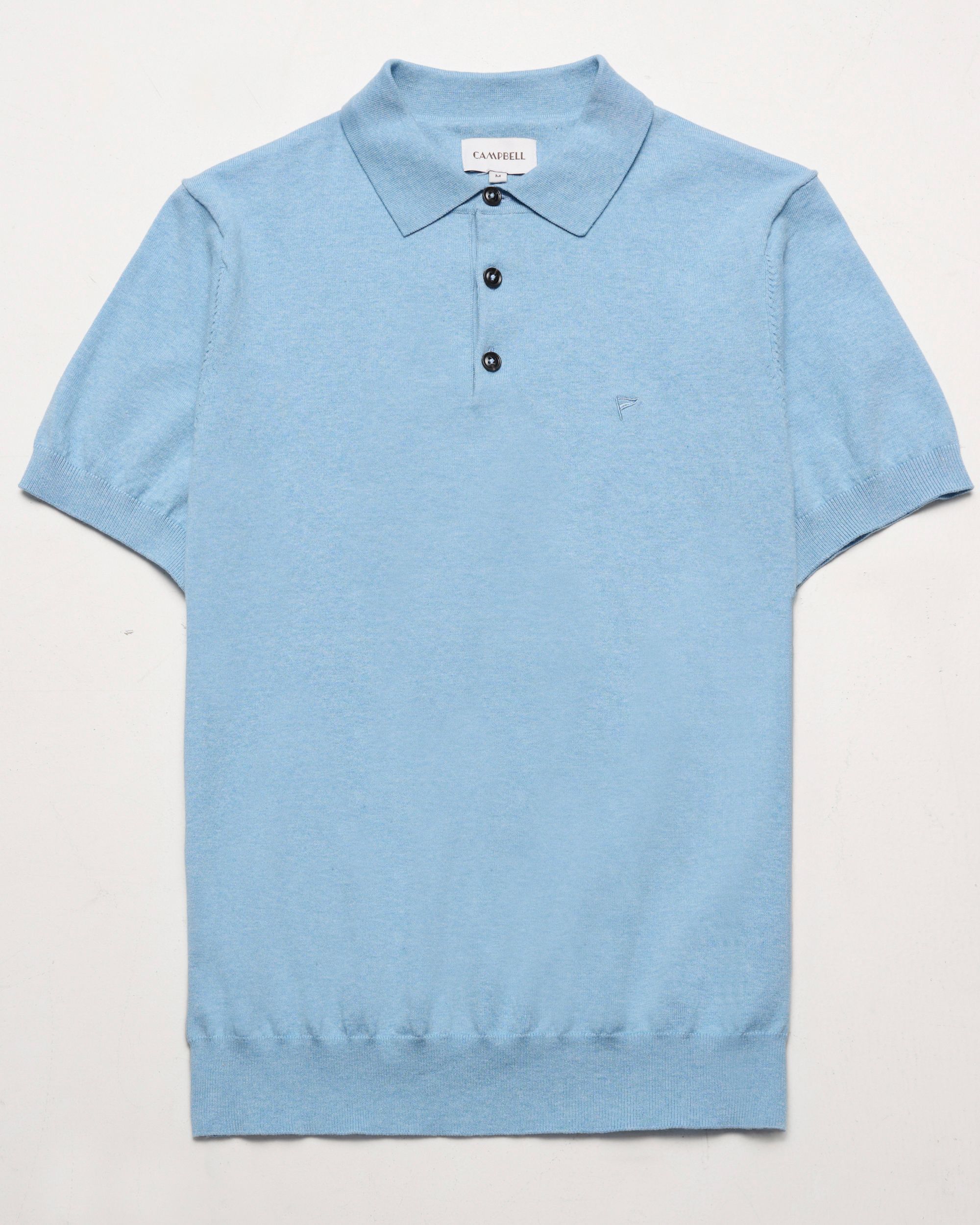Campbell Nathan Polo KM Chambray Blue 096104-004-L