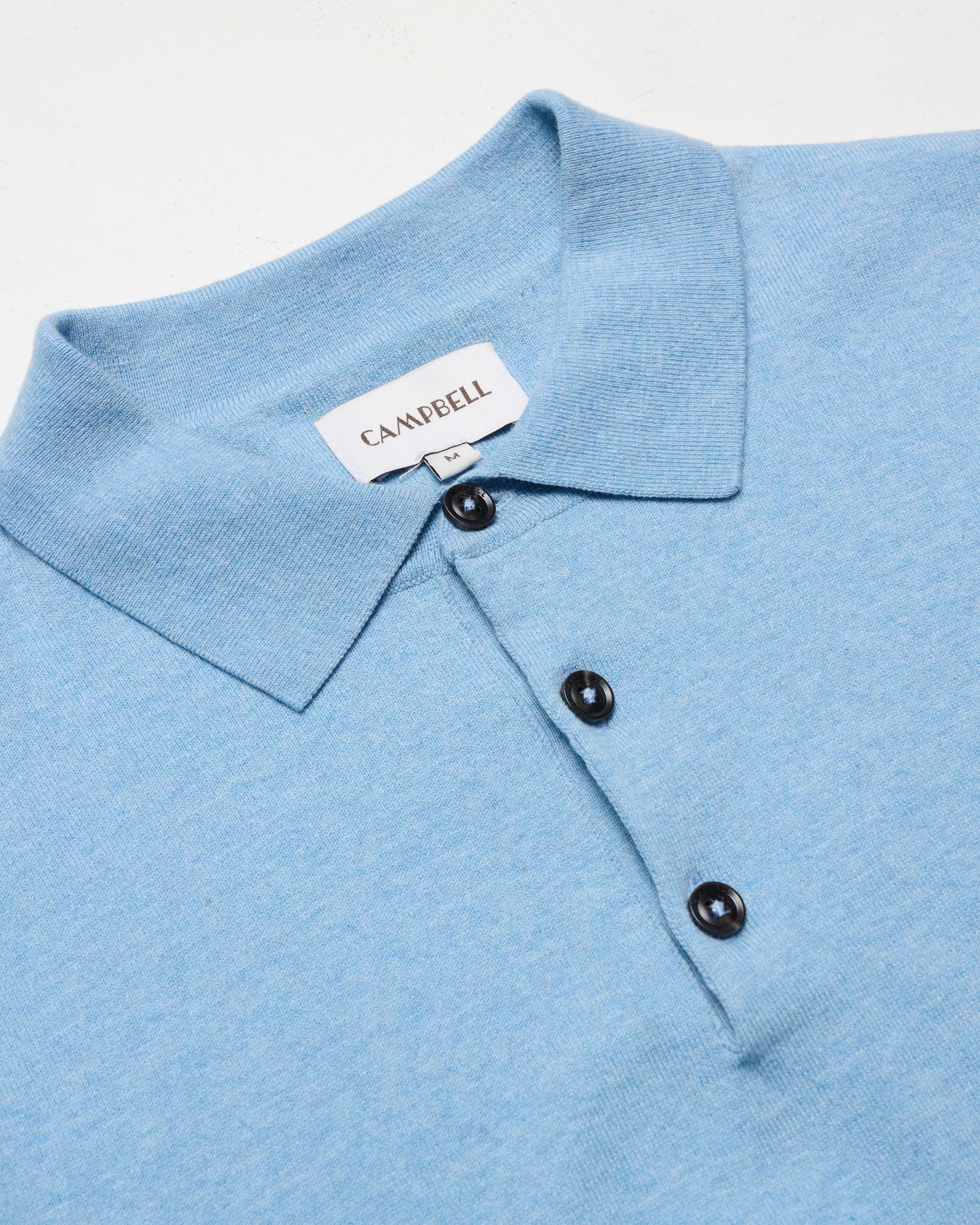 Campbell Nathan Polo KM Chambray Blue 096104-004-L