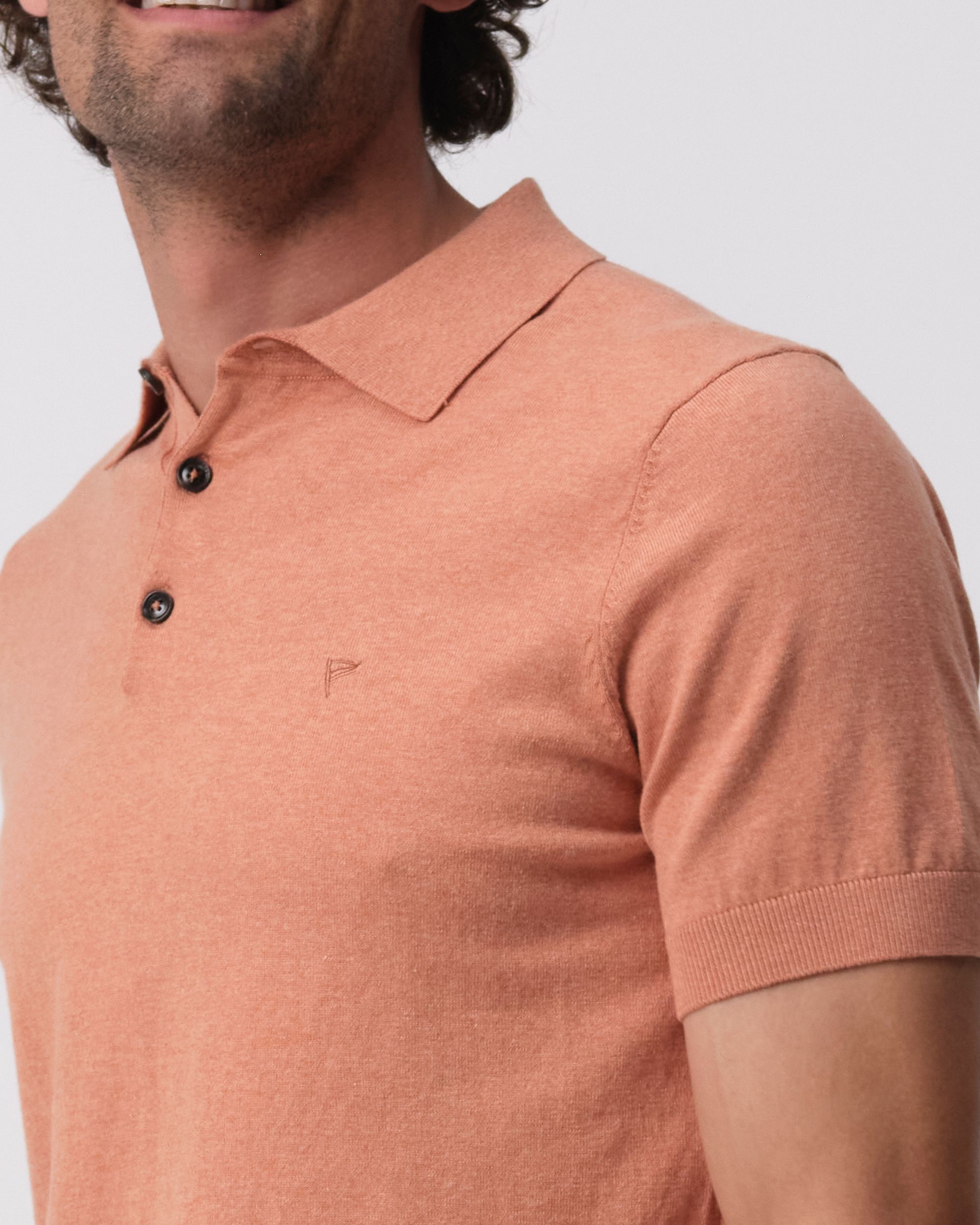 Campbell Nathan Polo KM Baked Clay dark orange 096104-005-L