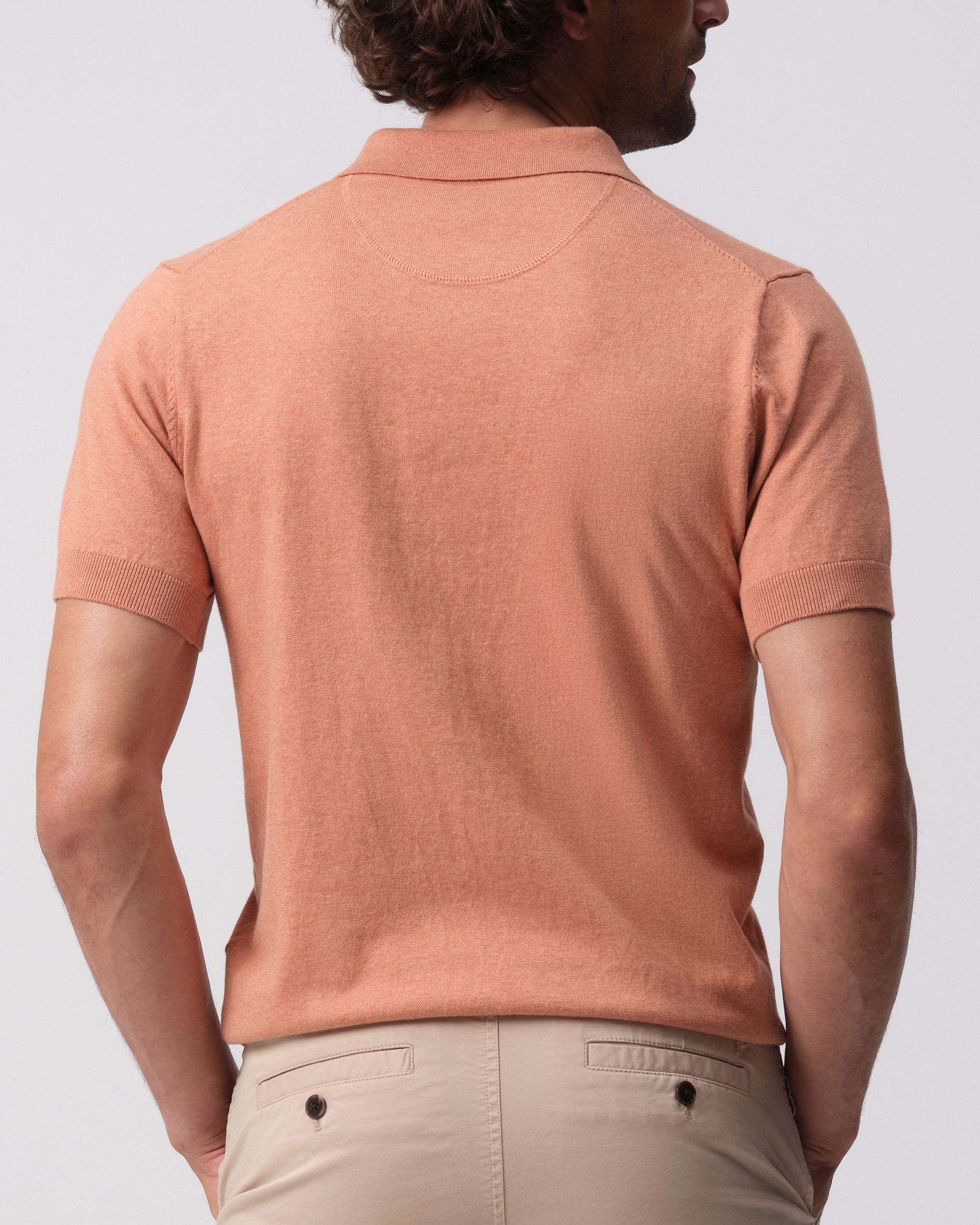 Campbell Nathan Polo KM Baked Clay dark orange 096104-005-L
