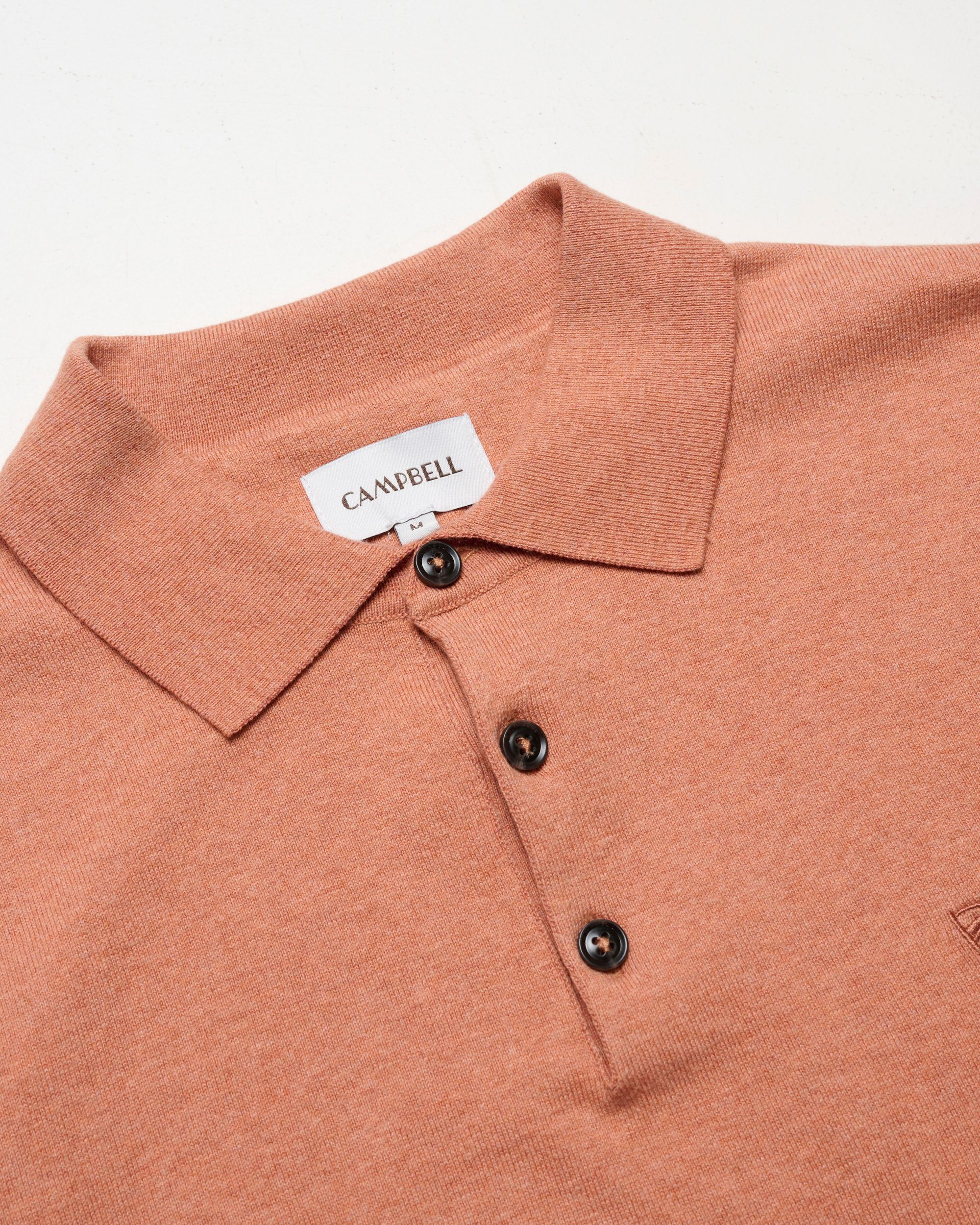 Campbell Nathan Polo KM Baked Clay dark orange 096104-005-L